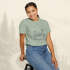 Les frontières ne sont que des lignes - T-shirt moto aventure
