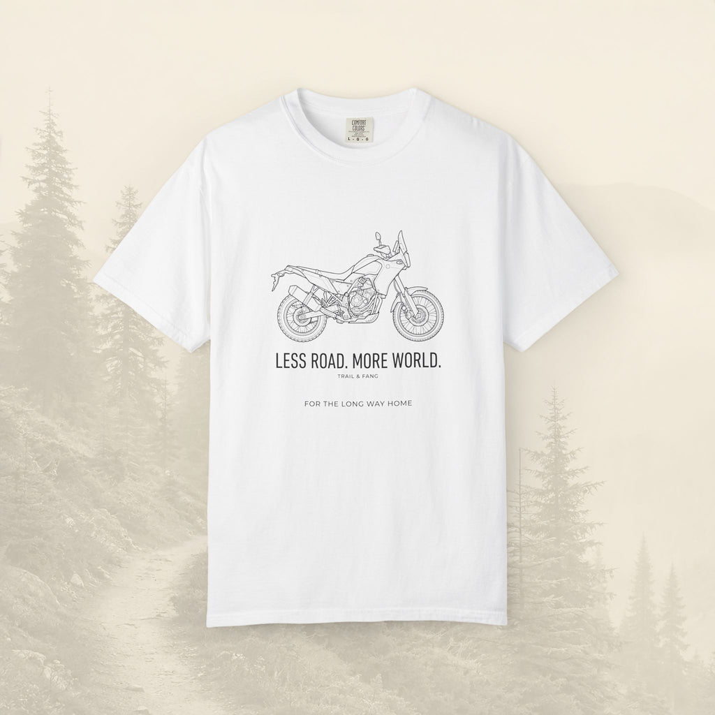 Moins de Route Plus de Monde Moto Aventure T-shirt