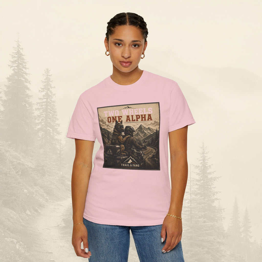 T-shirt Two Wheels One Alpha