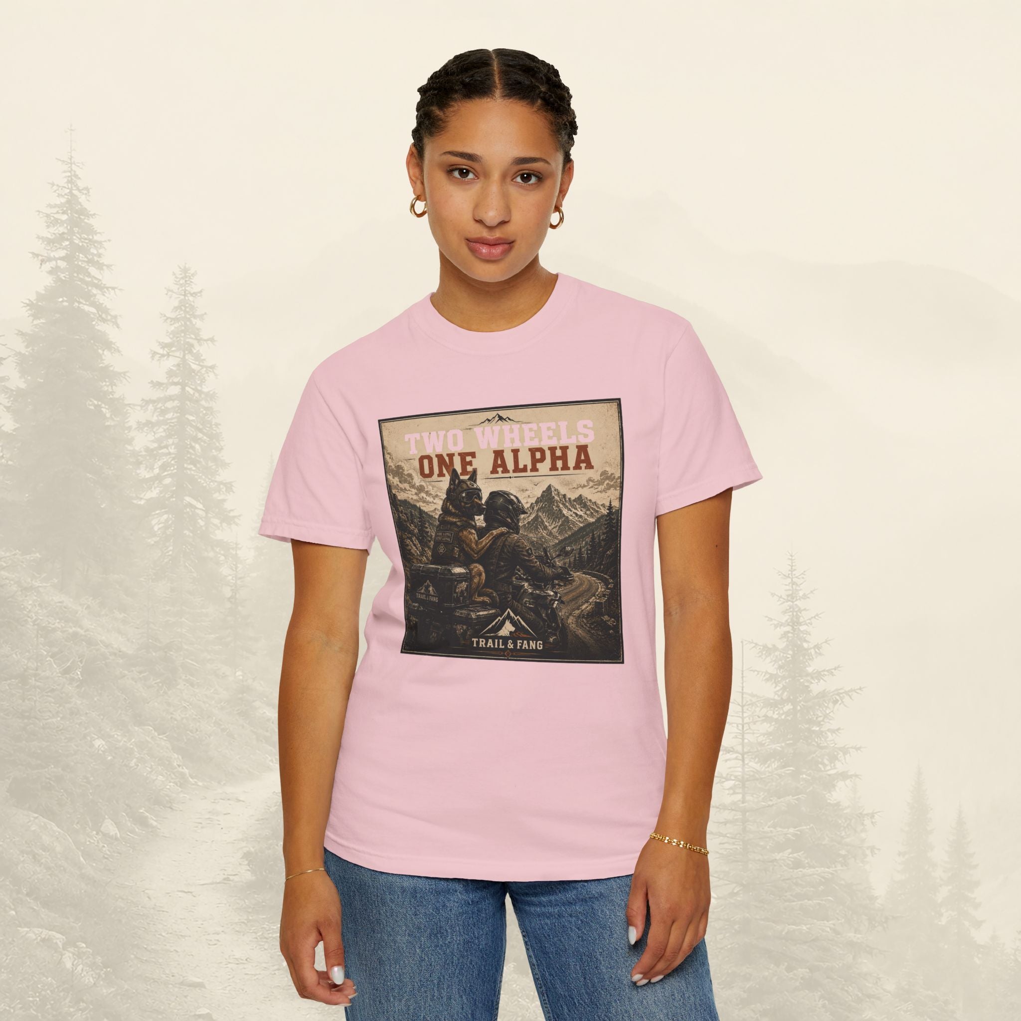 T-shirt Two Wheels One Alpha