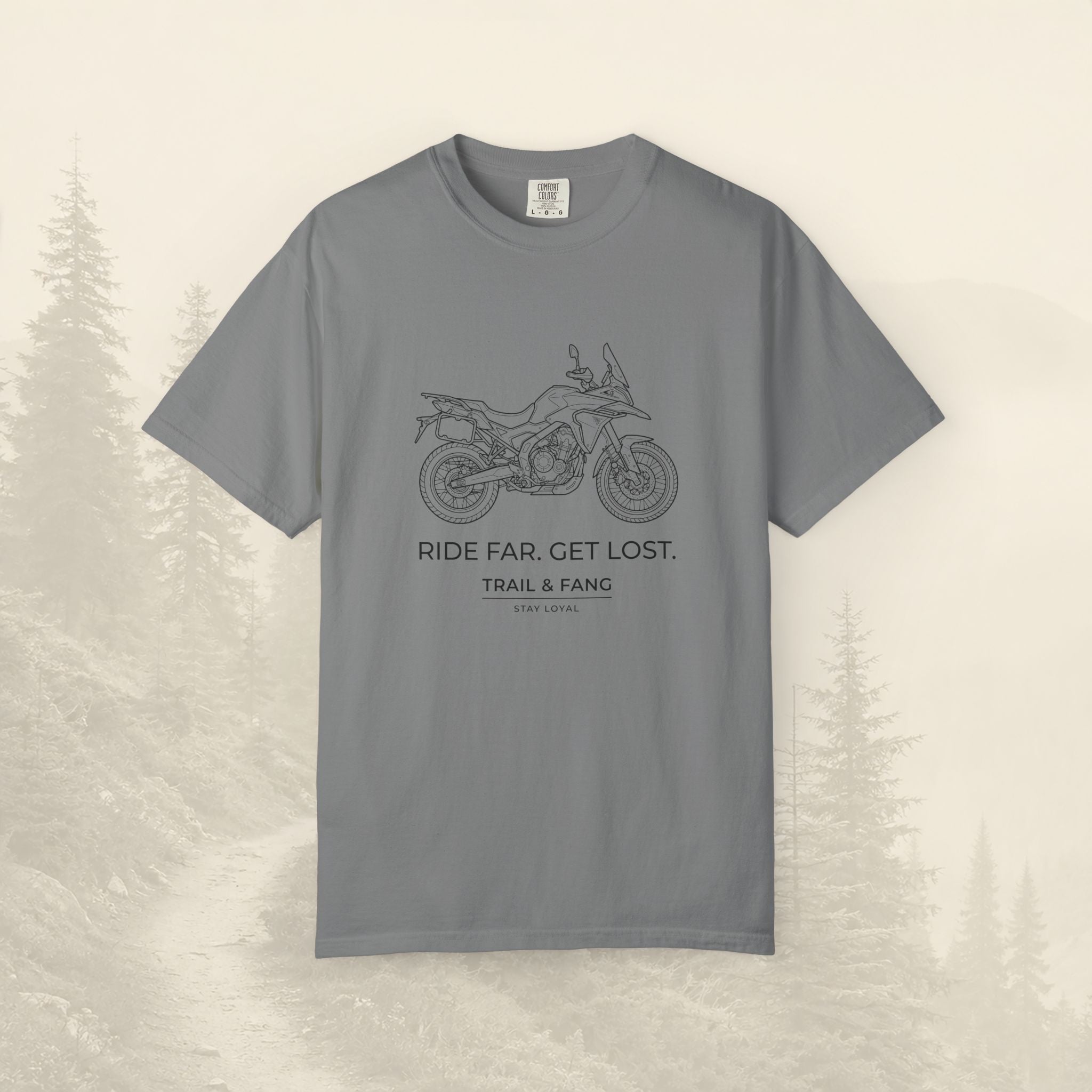 T-shirt moto Aventure Loin Perdu