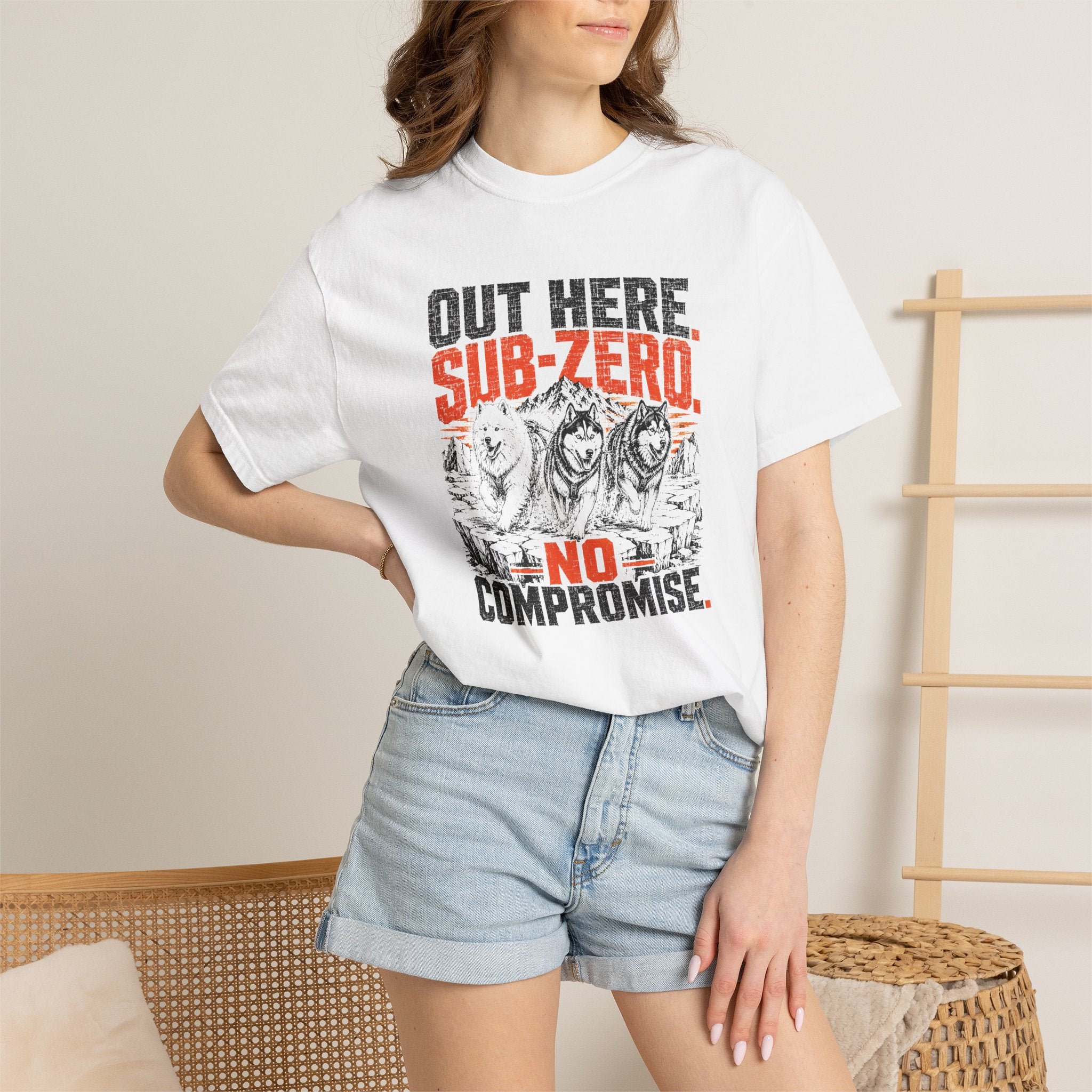 T-shirt chien de traîneau arctique Sub-Zero