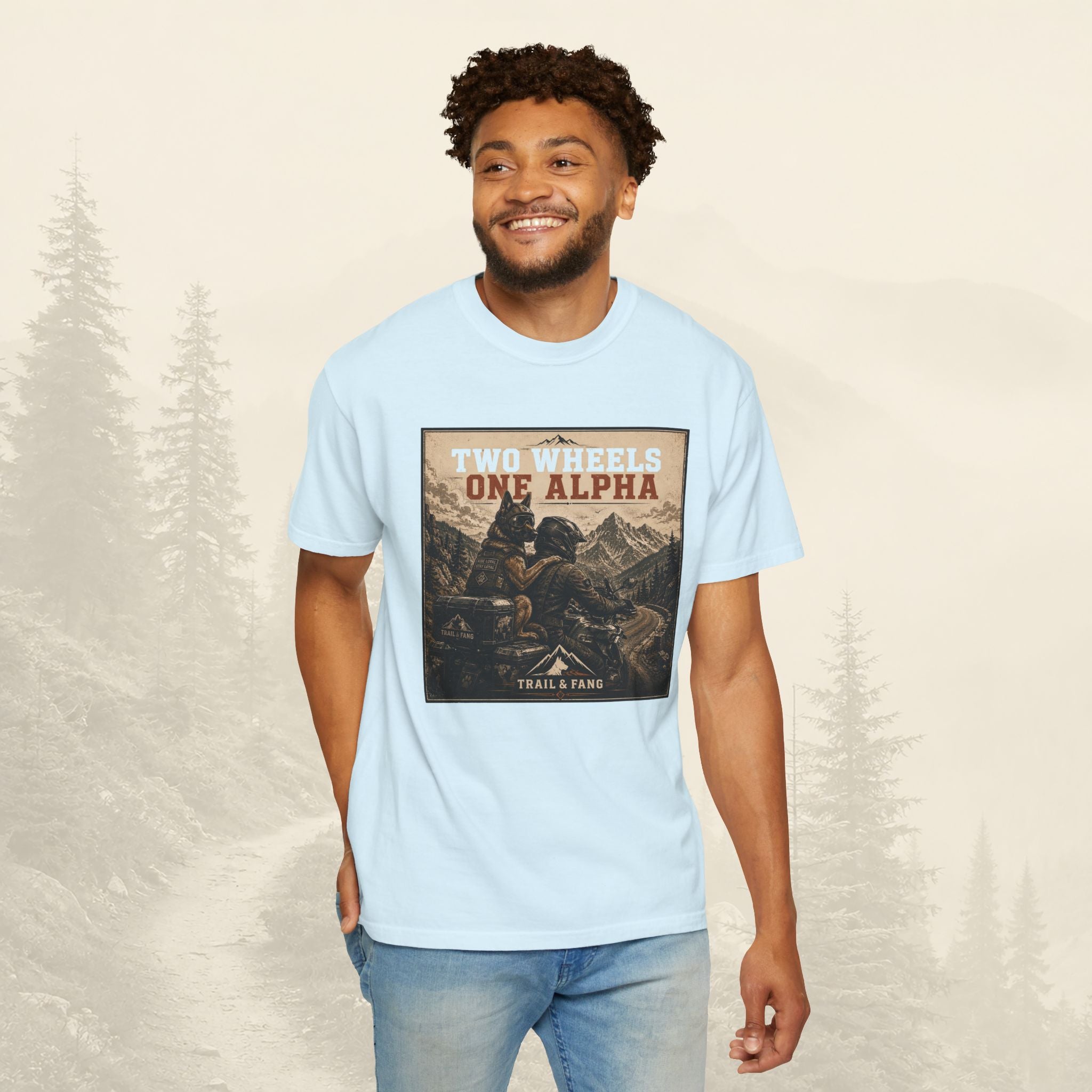 T-shirt Two Wheels One Alpha