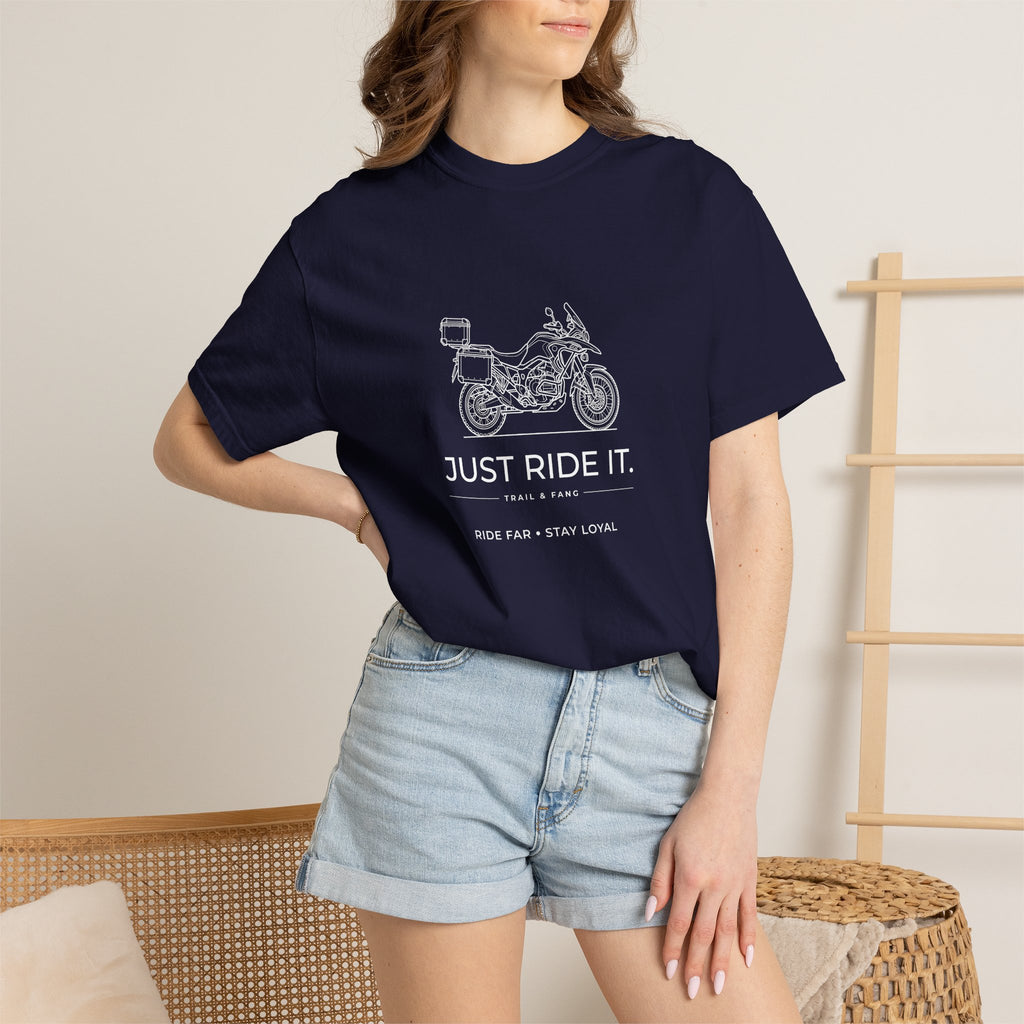 T-shirt moto d'aventure Just Ride It