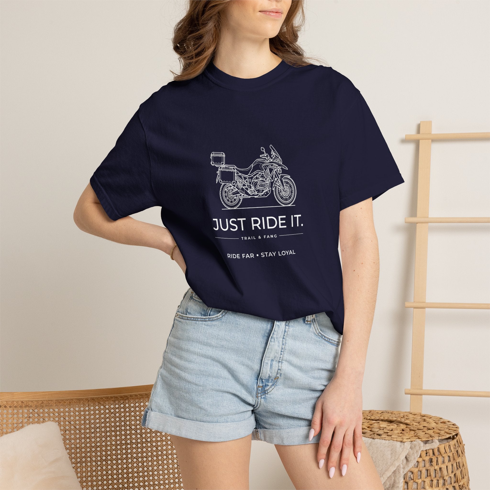 T-shirt moto d'aventure Just Ride It
