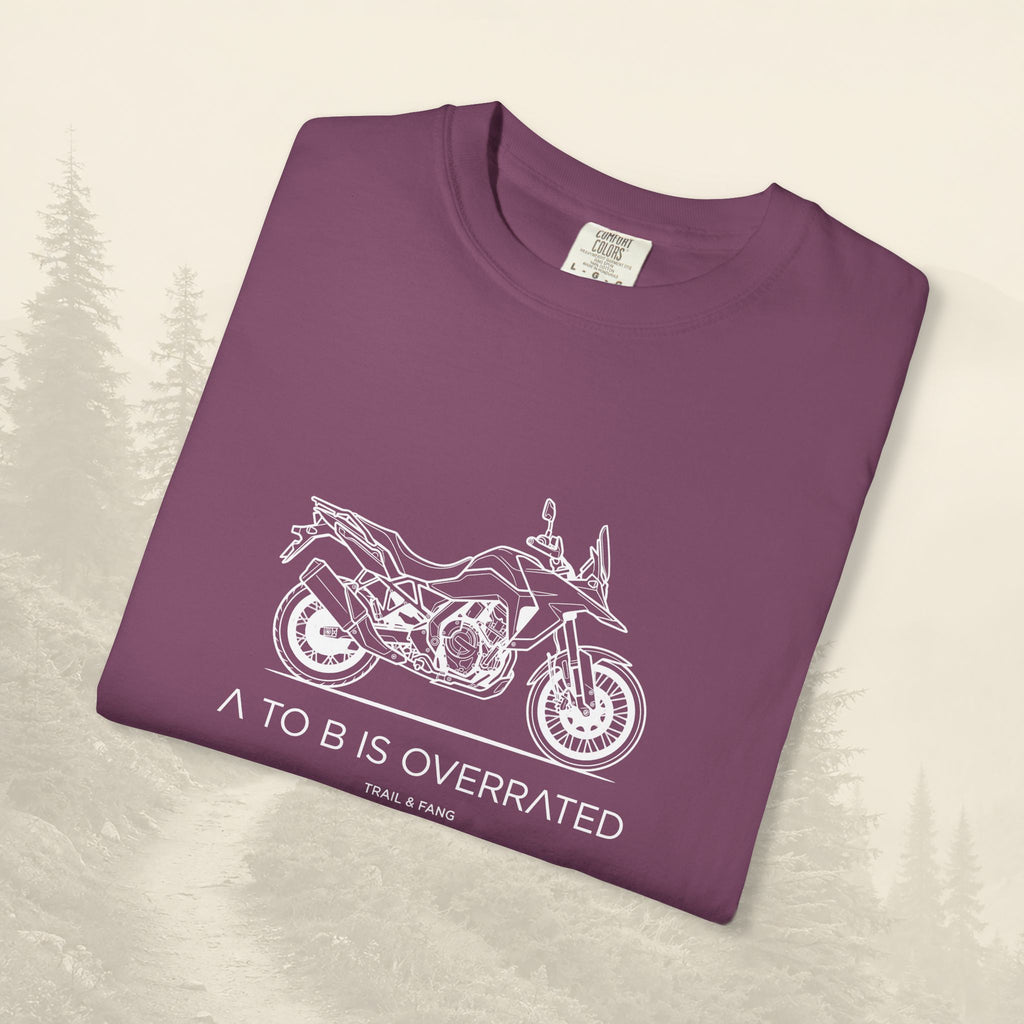 Le détour, c'est le but : T-shirt moto-aventure