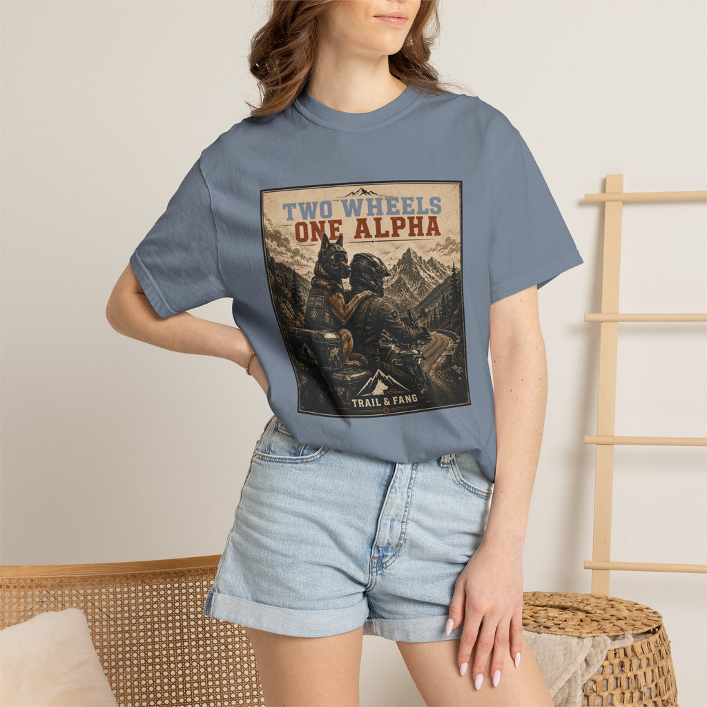 T-shirt Two Wheels One Alpha