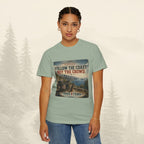 T-shirt "Suivez la côte, pas la foule"