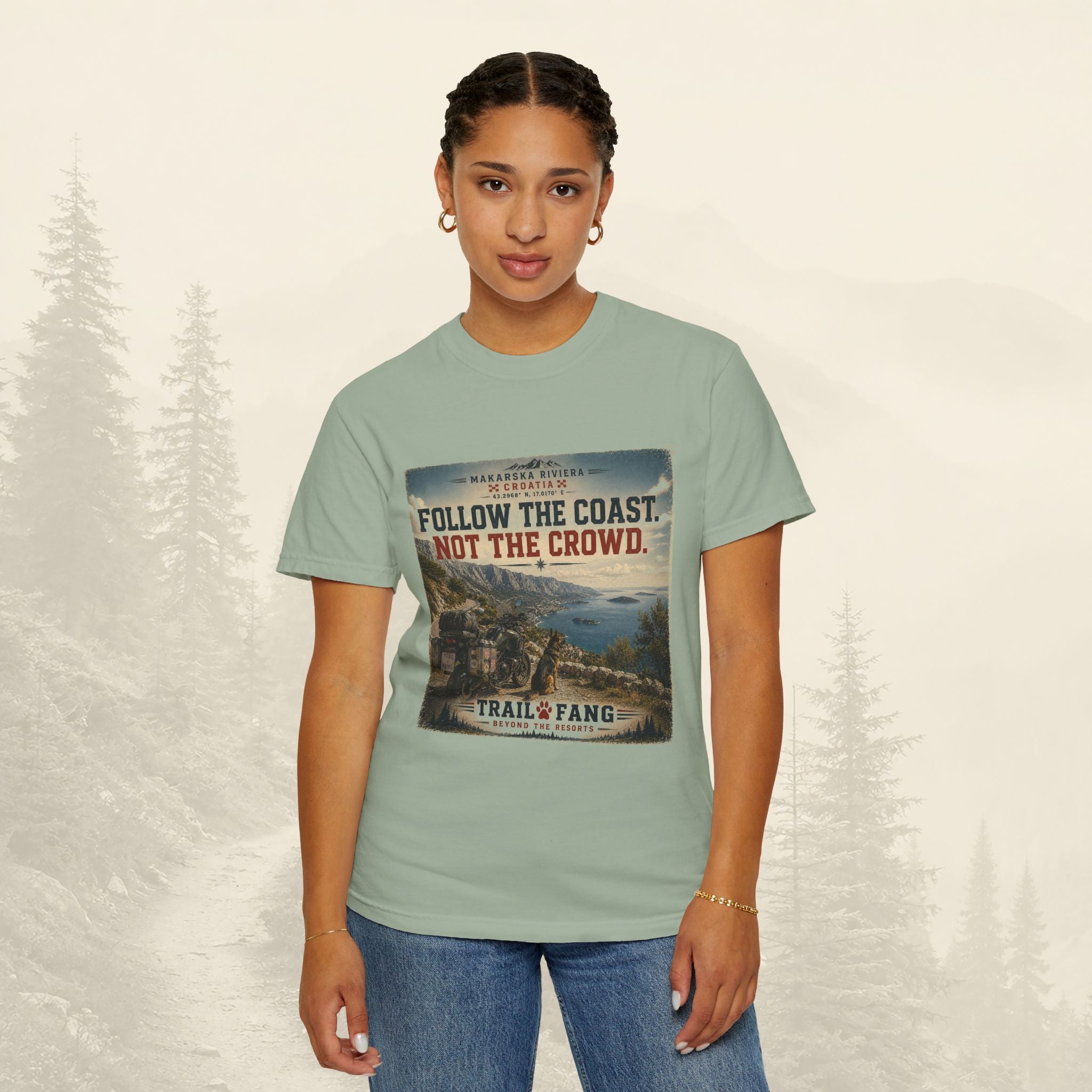 T-shirt "Suivez la côte, pas la foule"