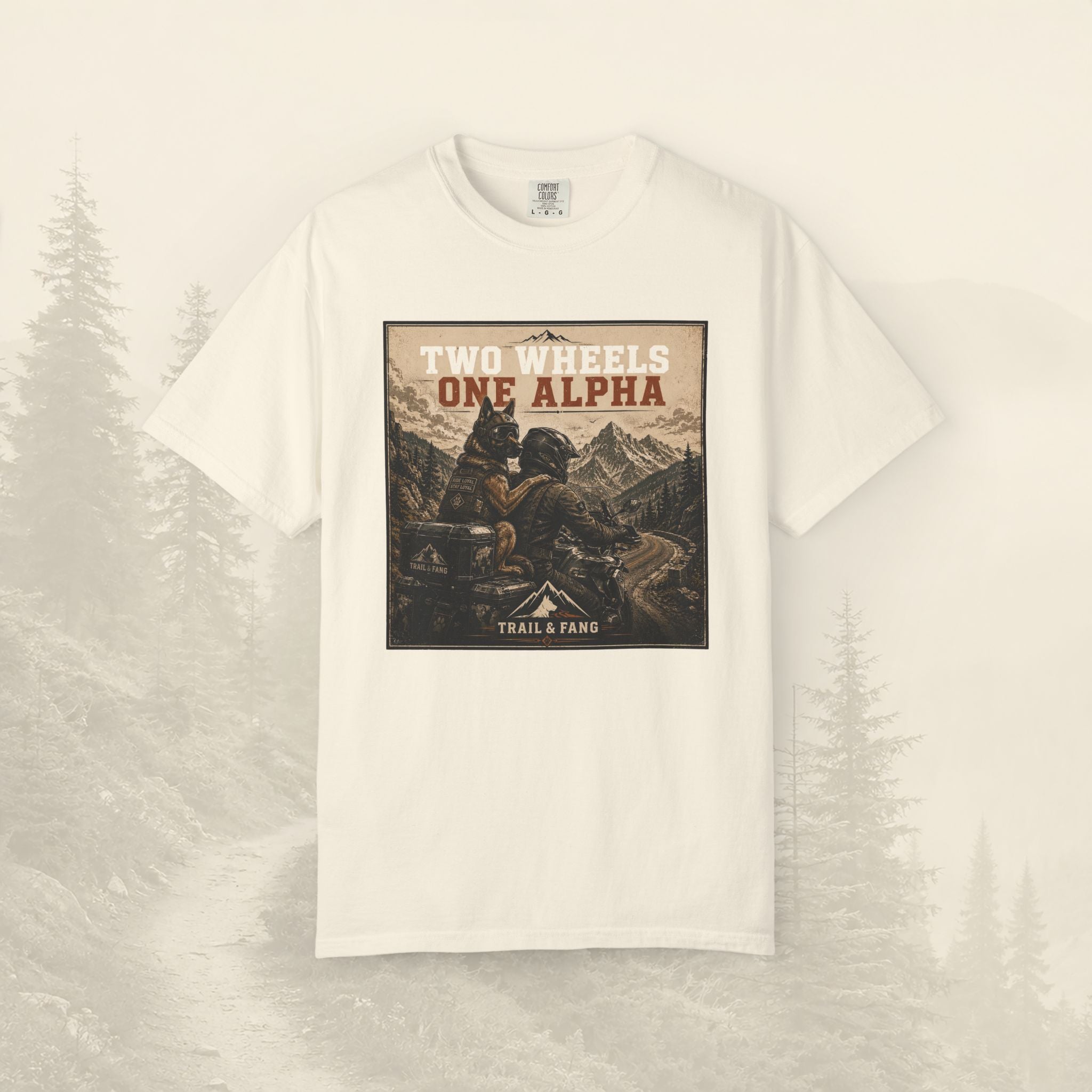 T-shirt Two Wheels One Alpha