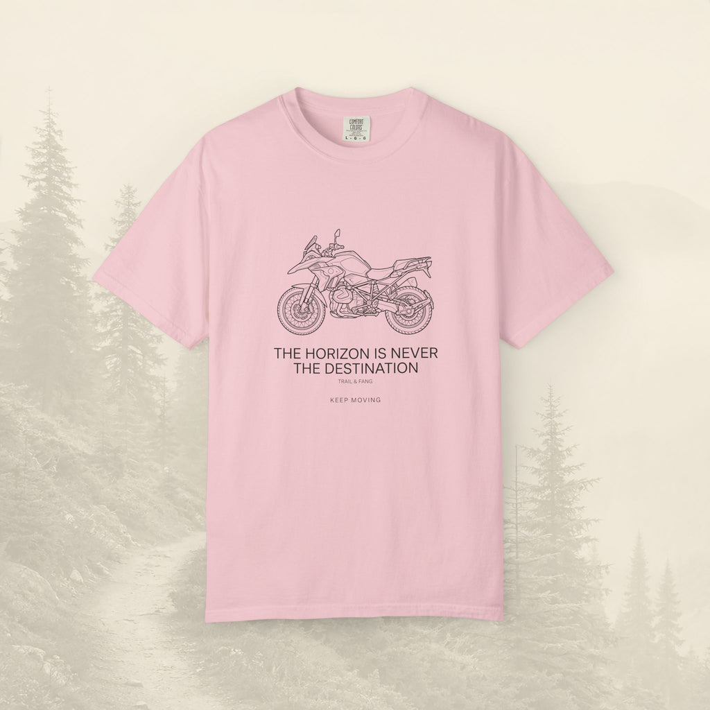 T-shirt moto Trail & Fang Horizon Destination Adventure