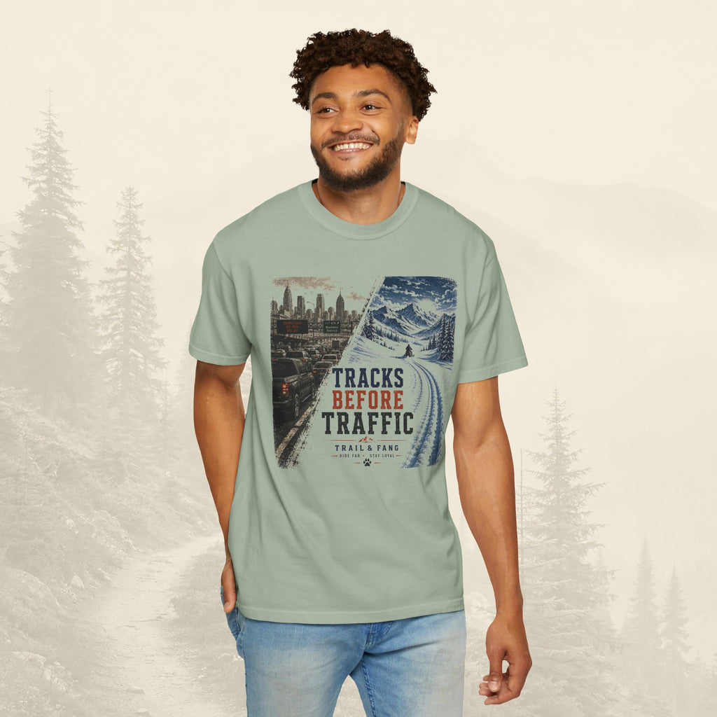 T-shirt "Tracks Before Traffic"