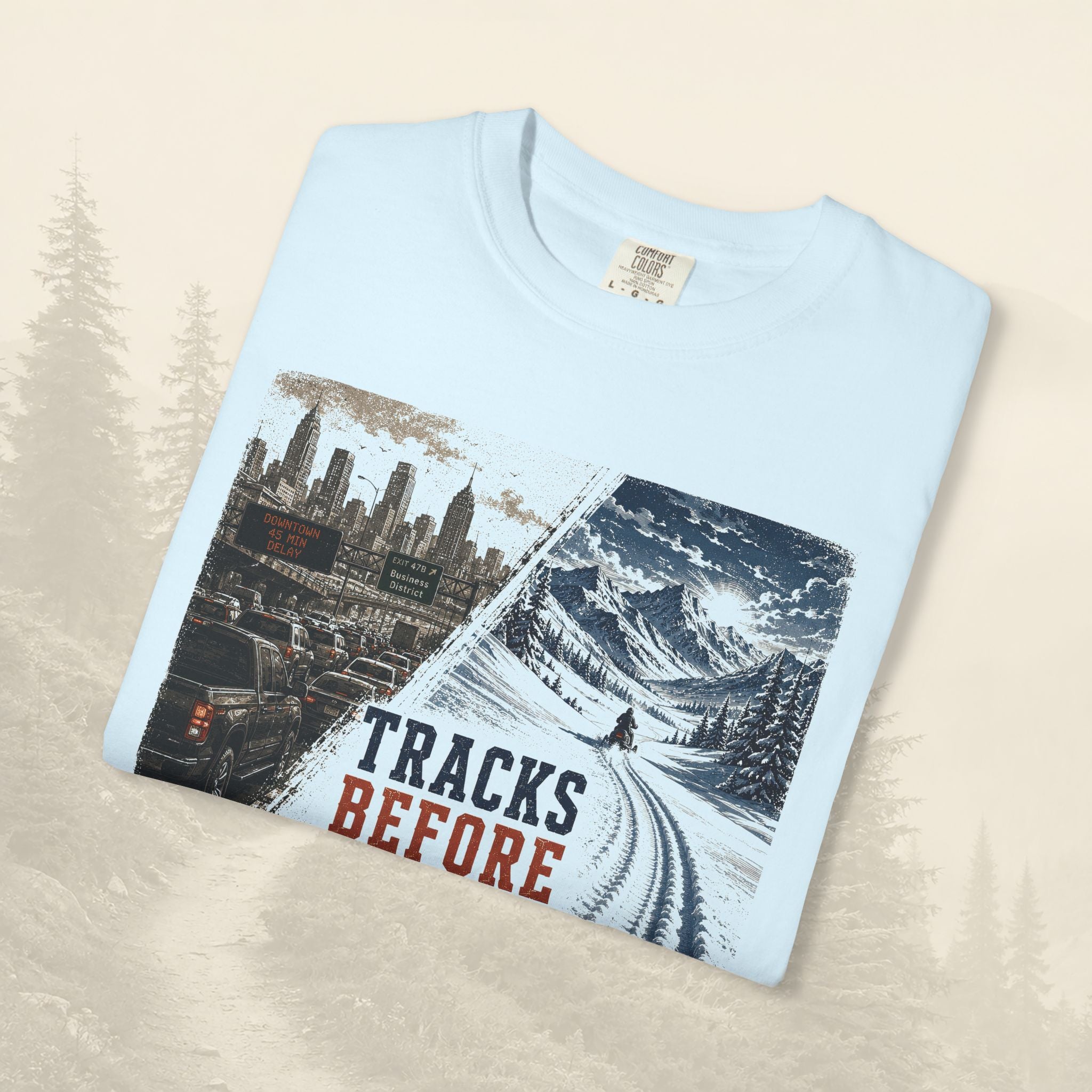 T-shirt "Tracks Before Traffic"