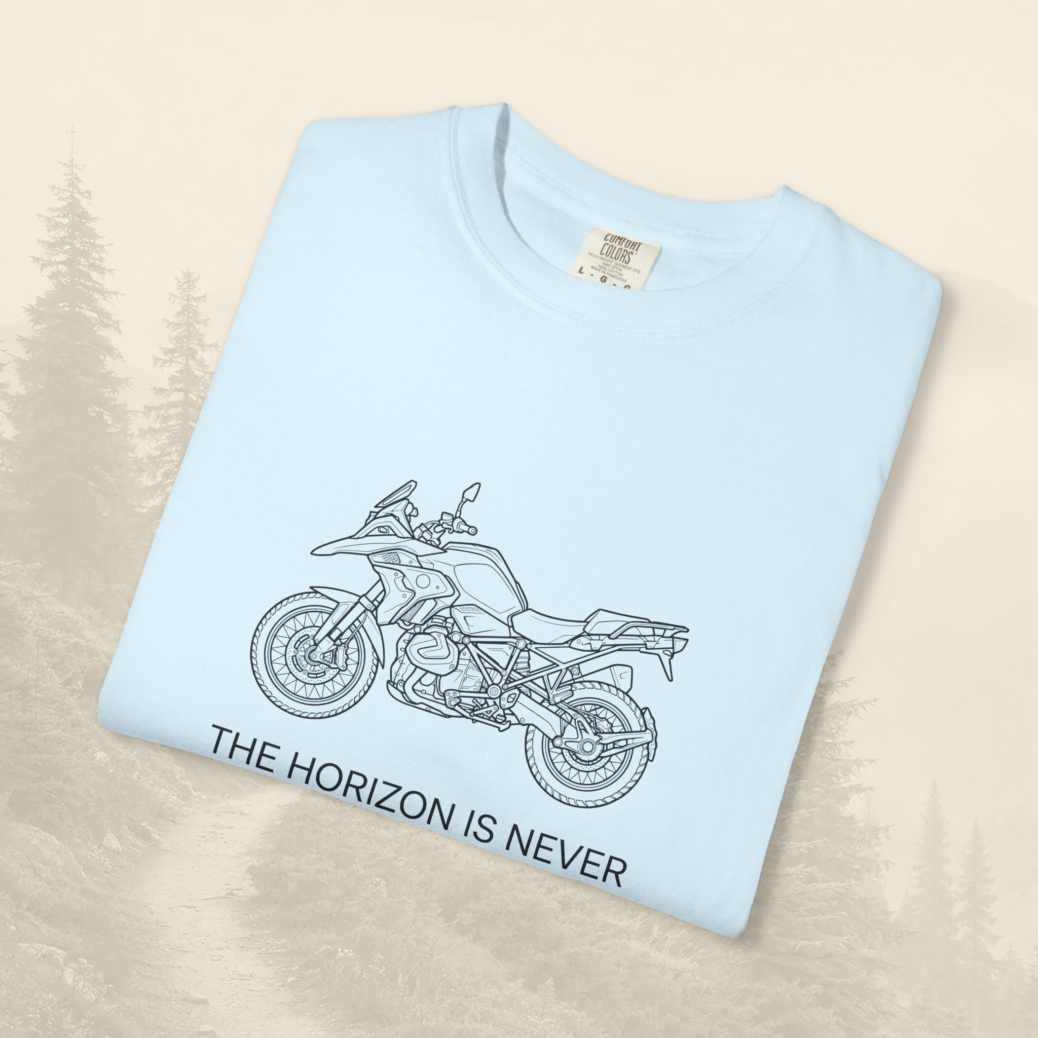 T-shirt moto Trail & Fang Horizon Destination Adventure