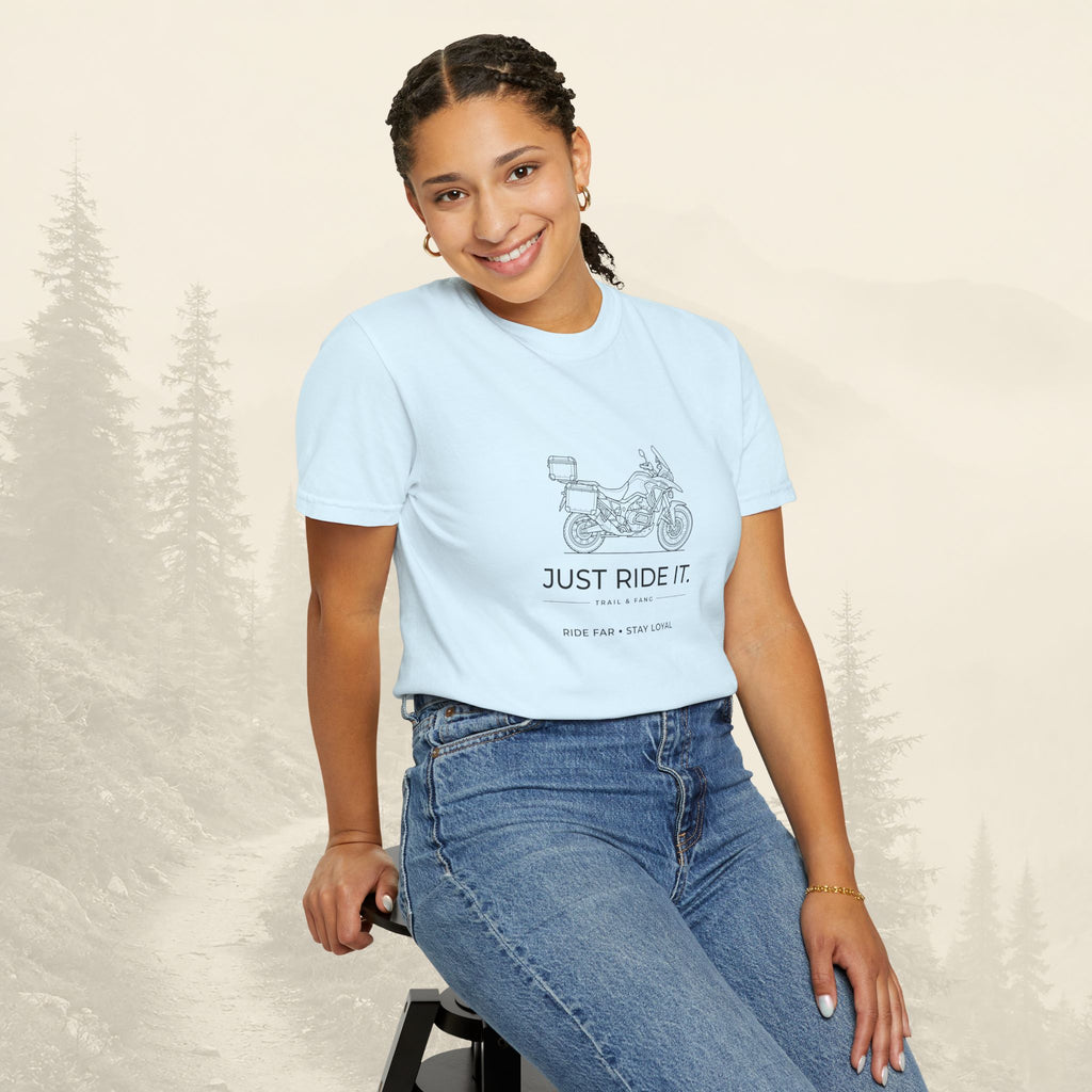 T-shirt moto d'aventure Just Ride It