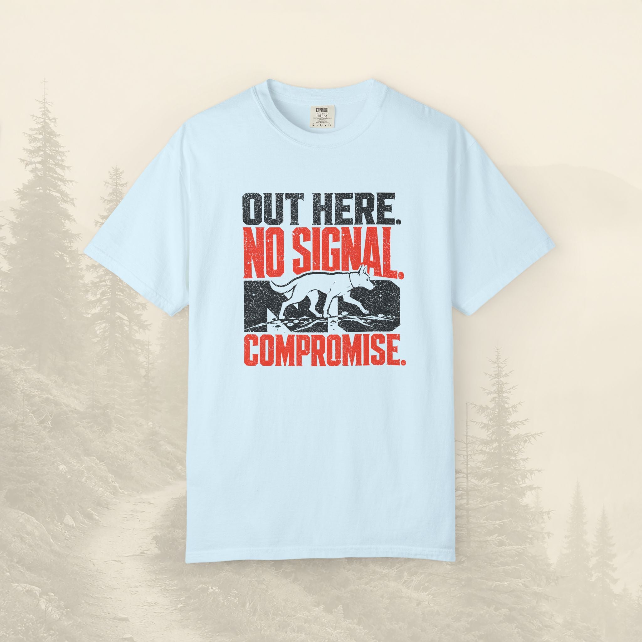 T-shirt Pas de signal ici