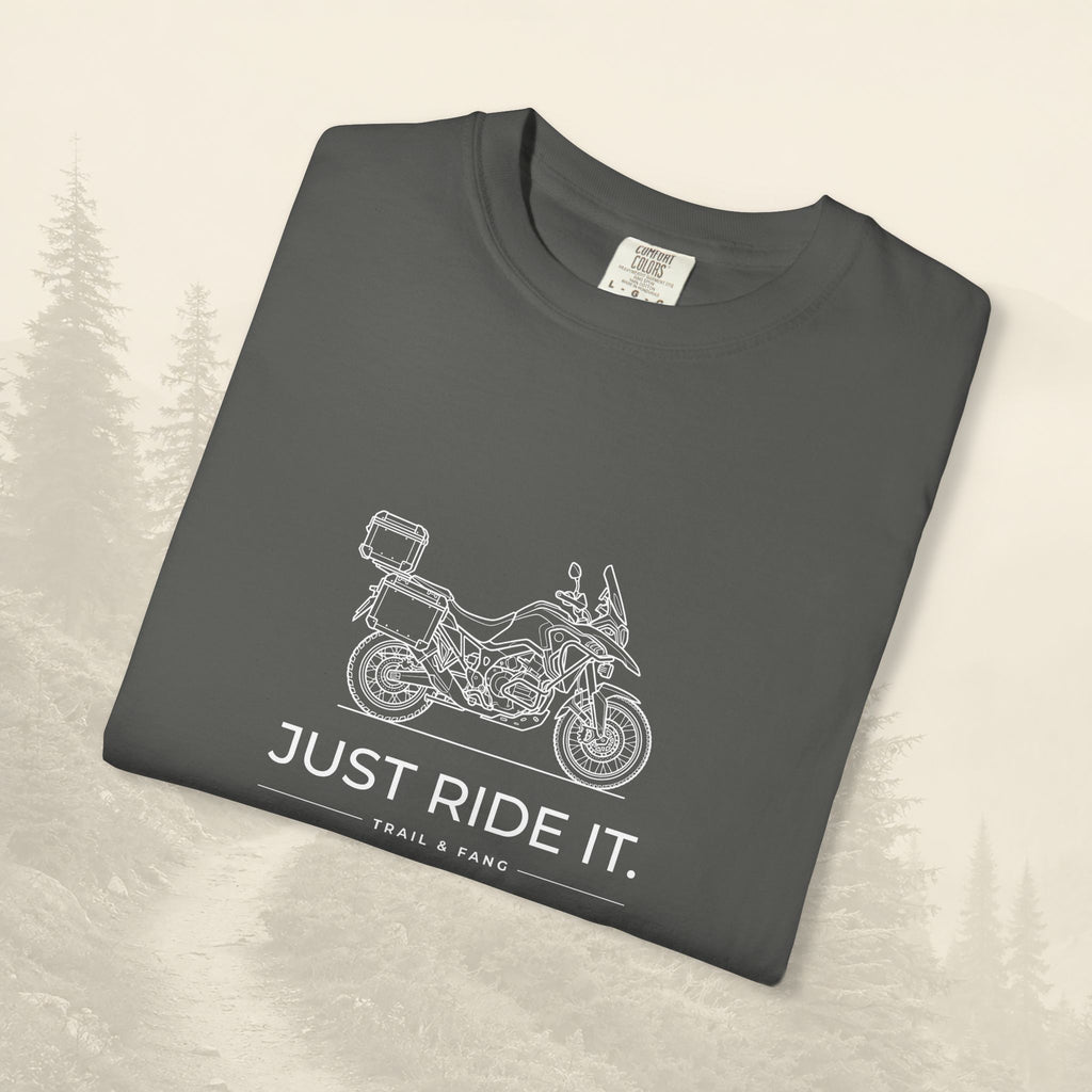 T-shirt moto d'aventure Just Ride It