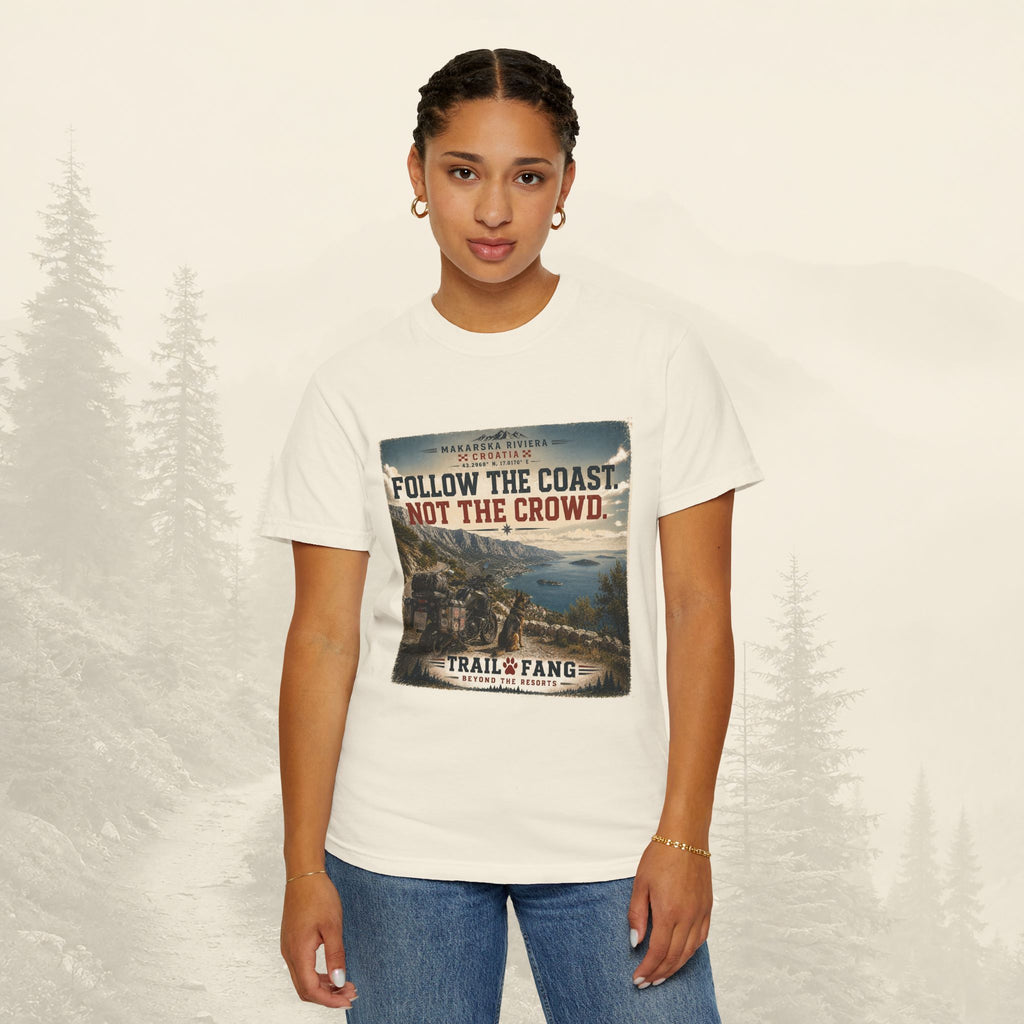 T-shirt "Suivez la côte, pas la foule"