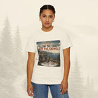 T-shirt "Suivez la côte, pas la foule"