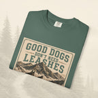 T-shirt "Les bons chiens n'ont pas besoin de laisse"