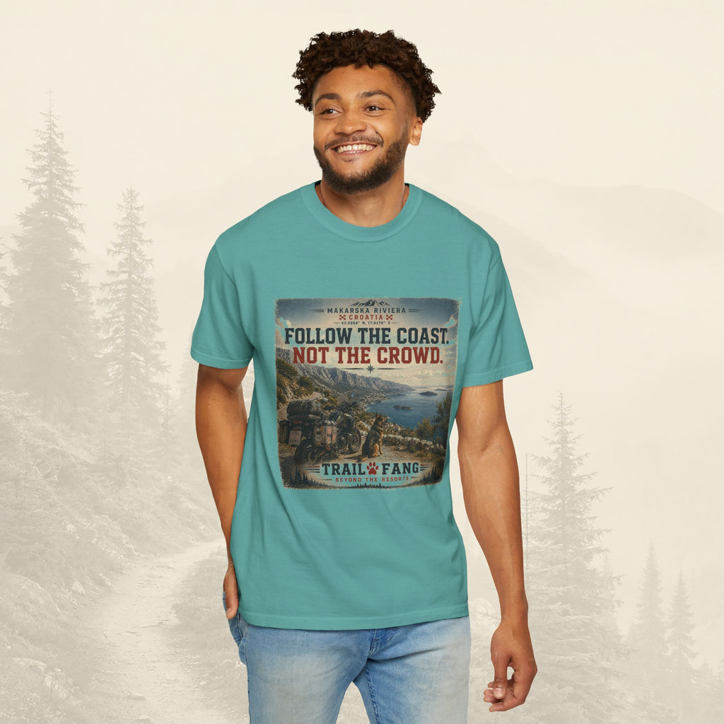 T-shirt "Suivez la côte, pas la foule"