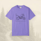 T-shirt moto d'aventure « Certains motards voyagent seuls »