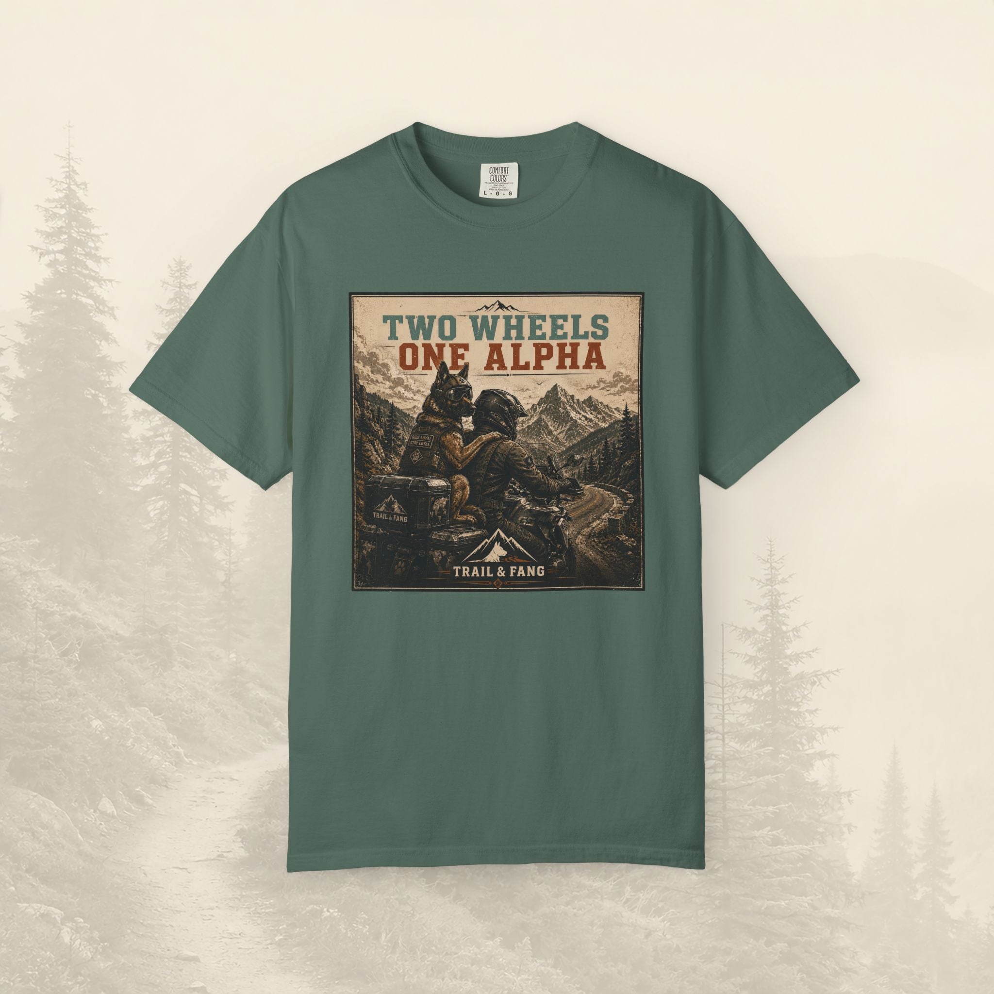 T-shirt Two Wheels One Alpha