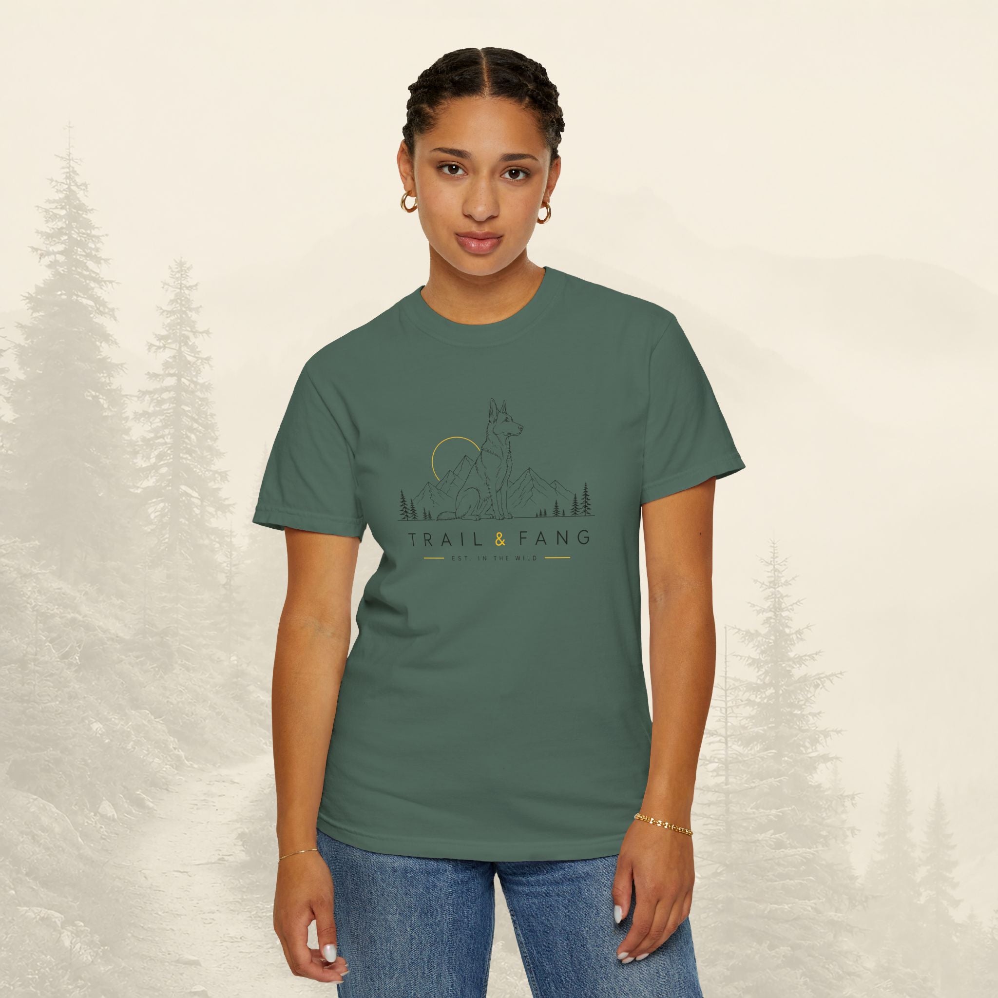 T-shirt minimaliste pour Berger allemand