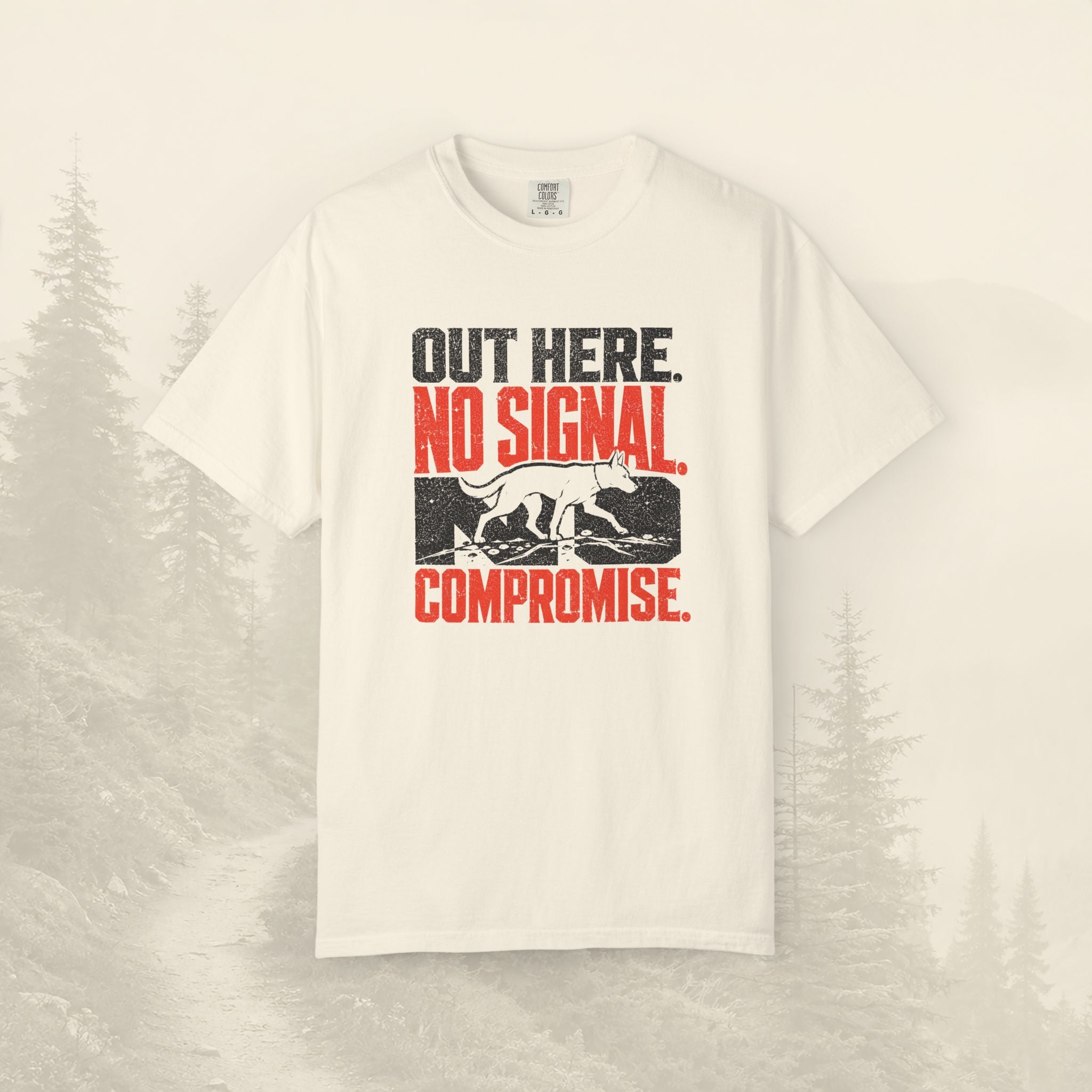 T-shirt Pas de signal ici