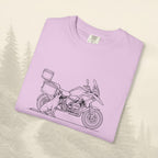 T-shirt moto d'aventure « Certains motards voyagent seuls »