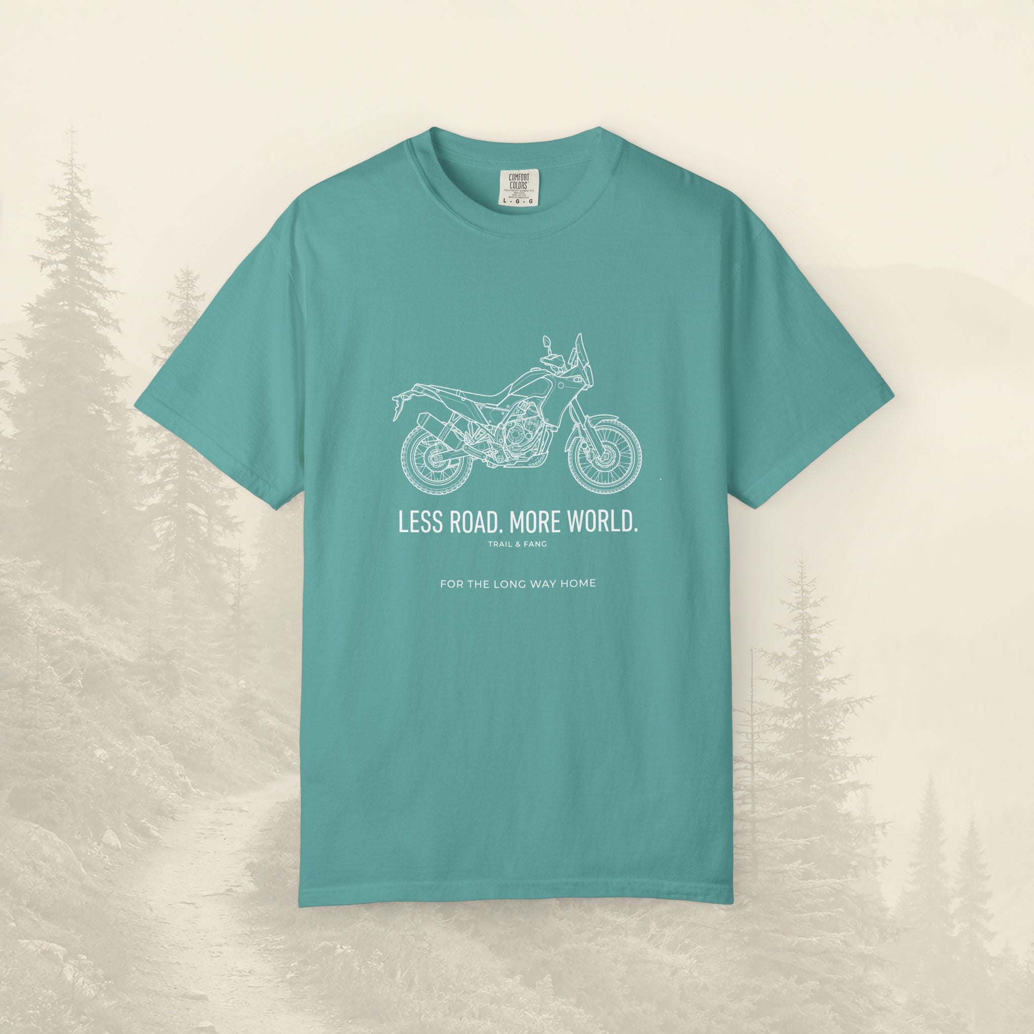 Moins de Route Plus de Monde Moto Aventure T-shirt