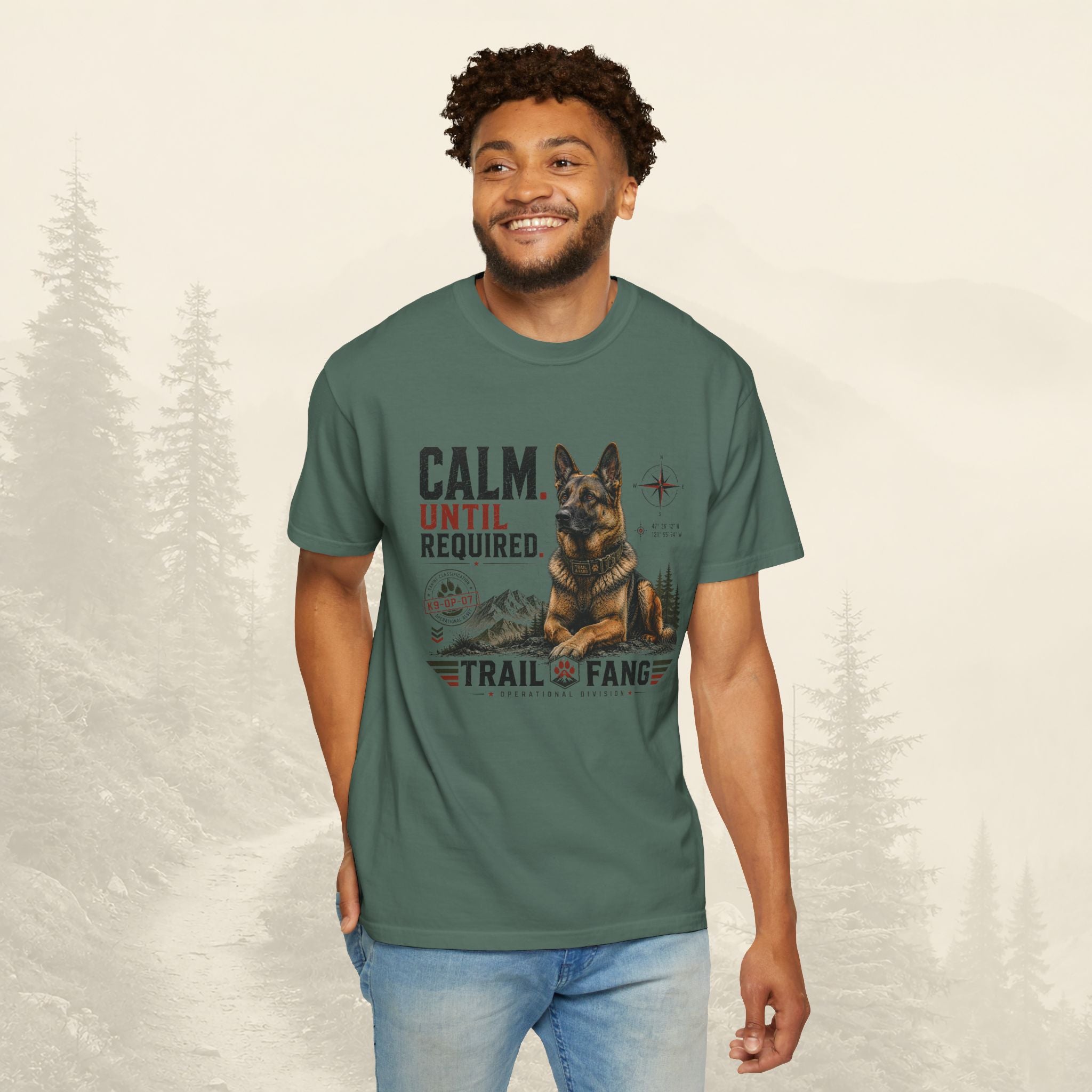 T-shirt « Calme jusqu'à ce que nécessaire »