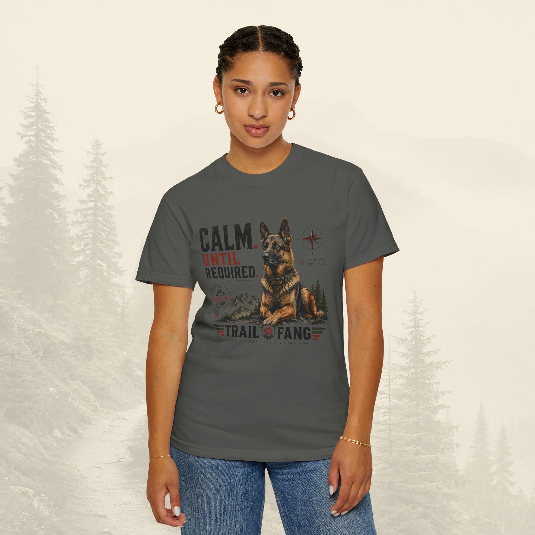 T-shirt « Calme jusqu'à ce que nécessaire »