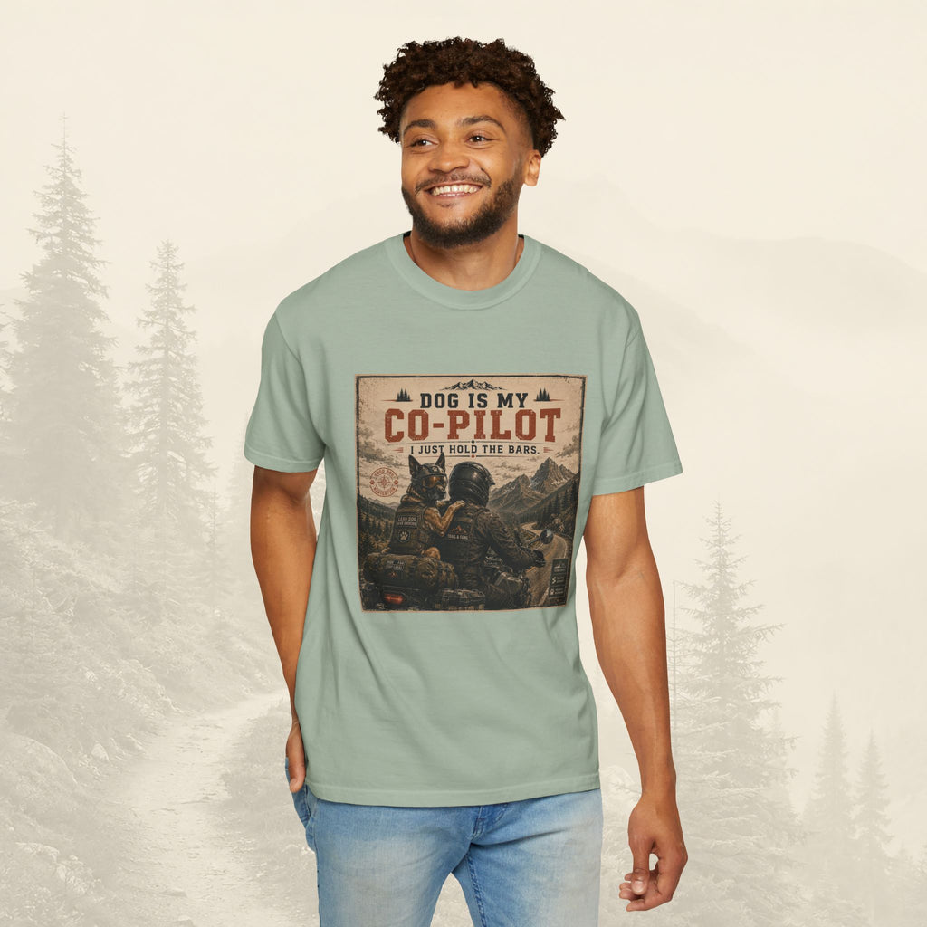 T-shirt « Mon chien est mon copilote »