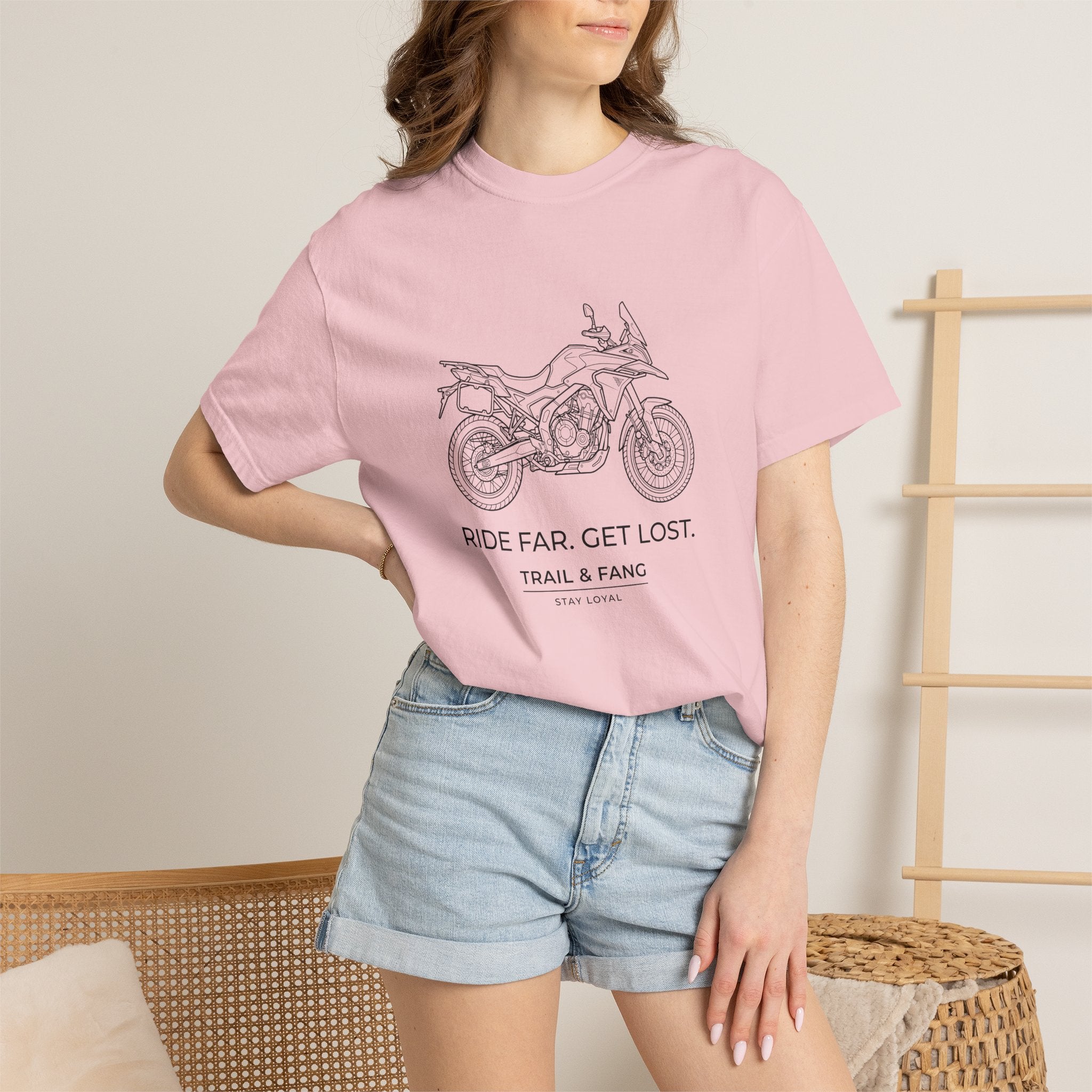 T-shirt moto Aventure Loin Perdu