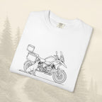 T-shirt moto d'aventure « Certains motards voyagent seuls »