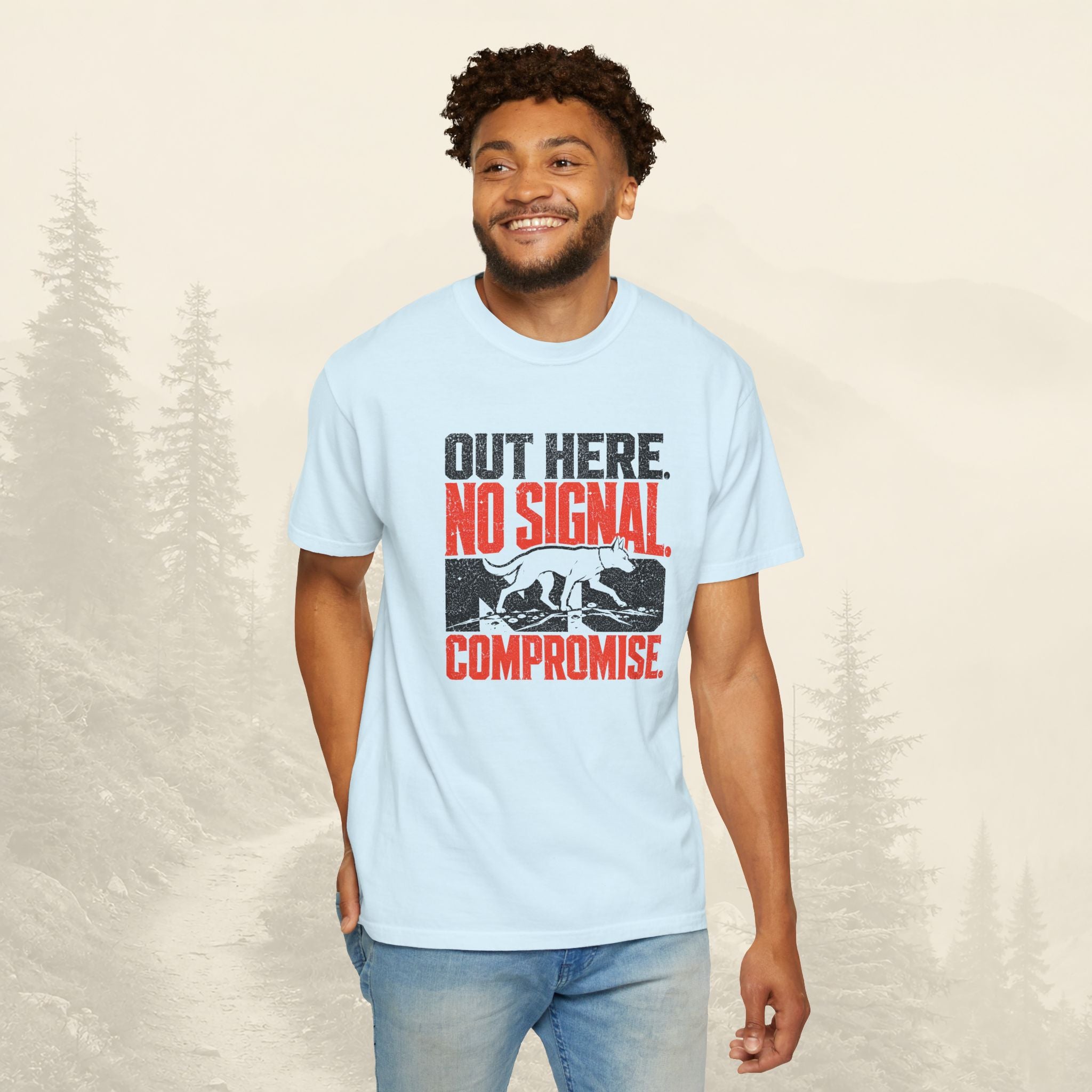 T-shirt Pas de signal ici
