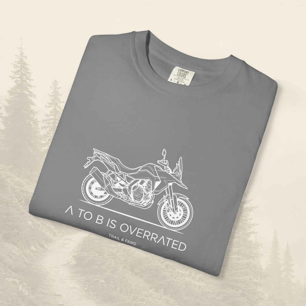 Le détour, c'est le but : T-shirt moto-aventure