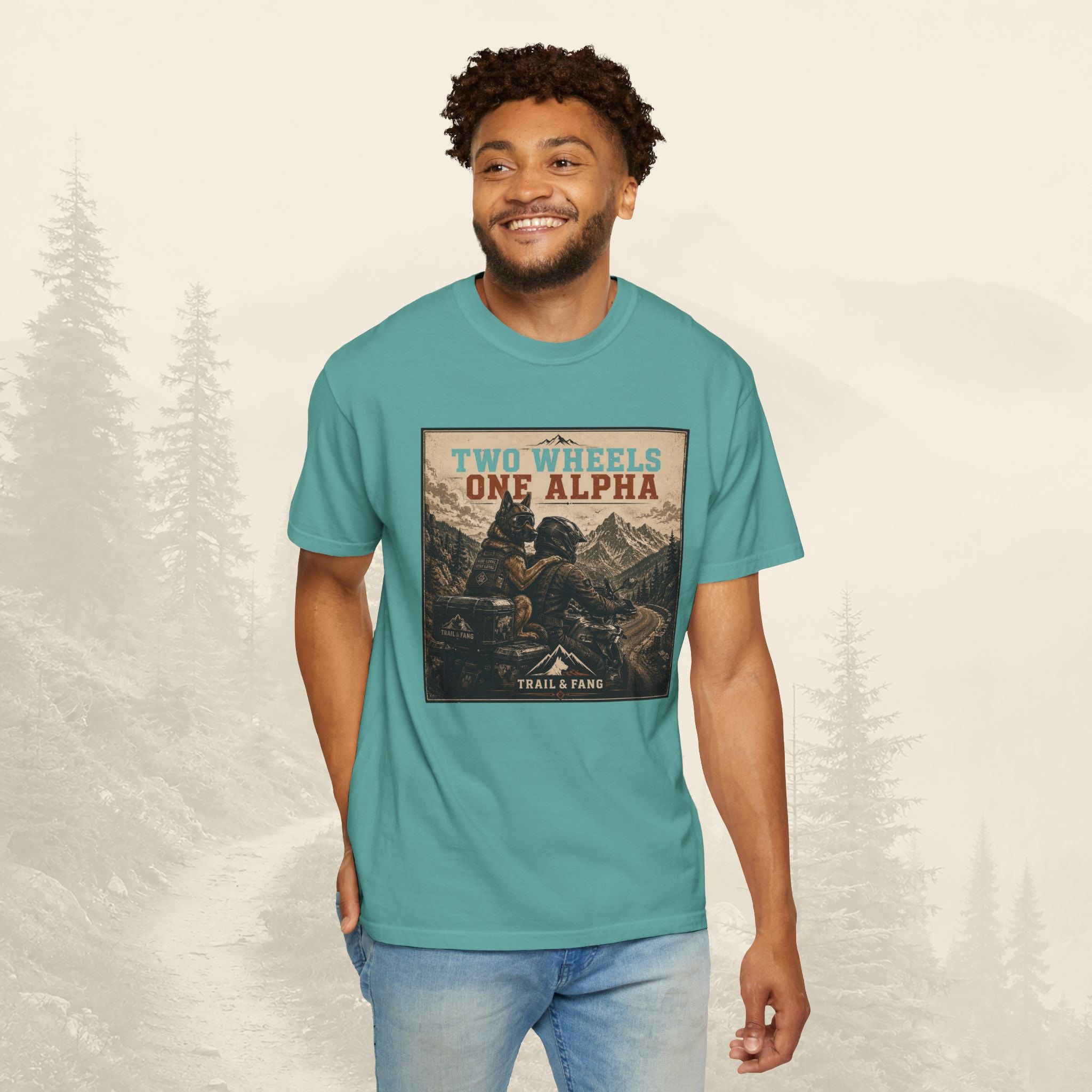 T-shirt Two Wheels One Alpha