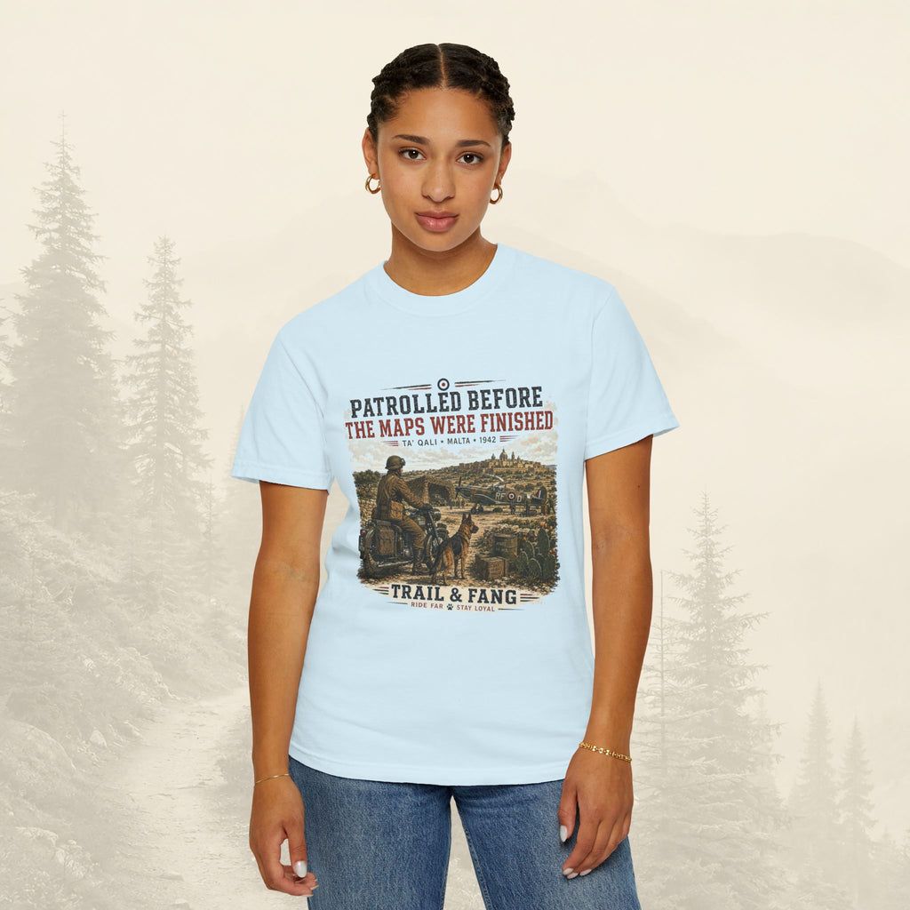 T-shirt "Patrouillé avant la fin des cartes"
