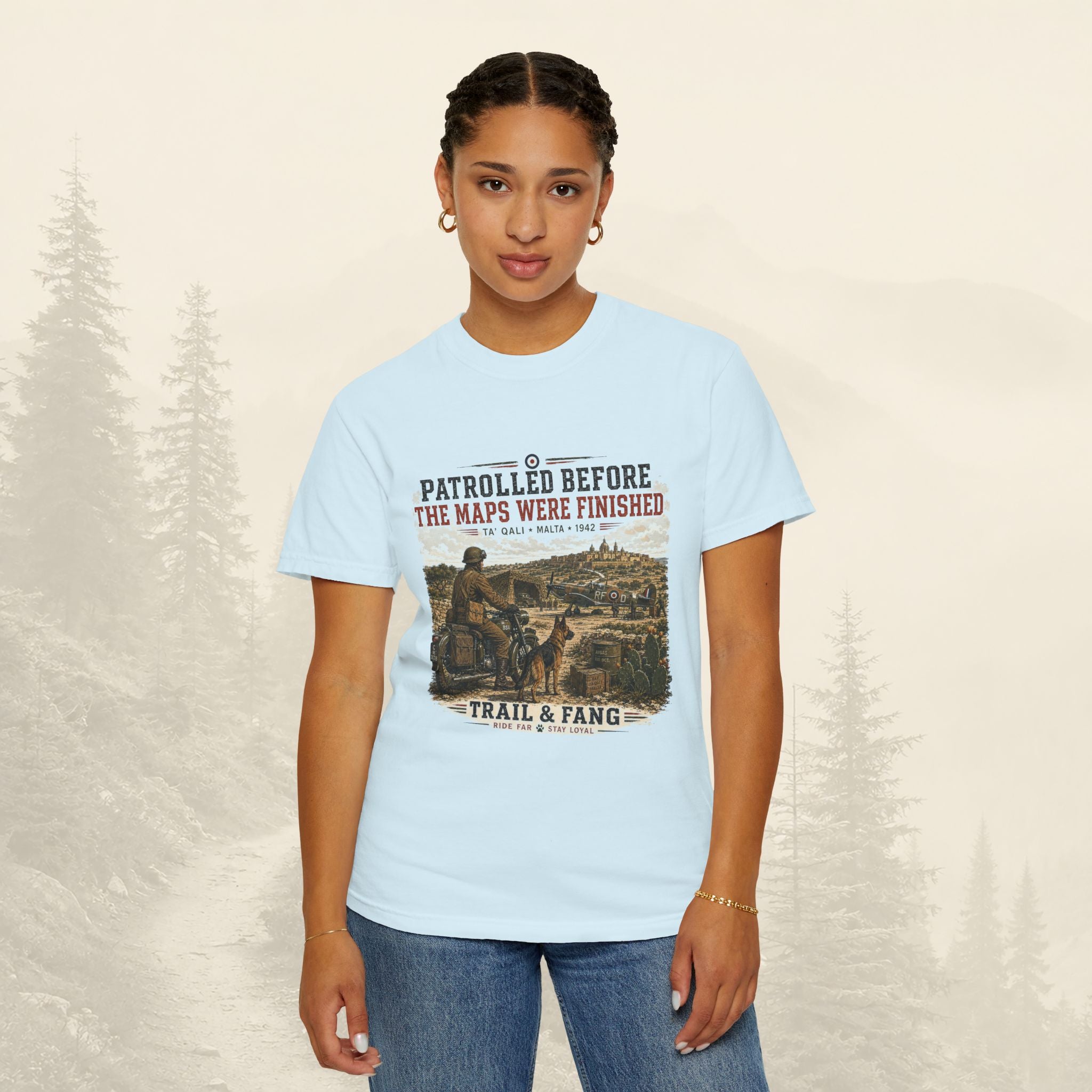 T-shirt "Patrouillé avant la fin des cartes"