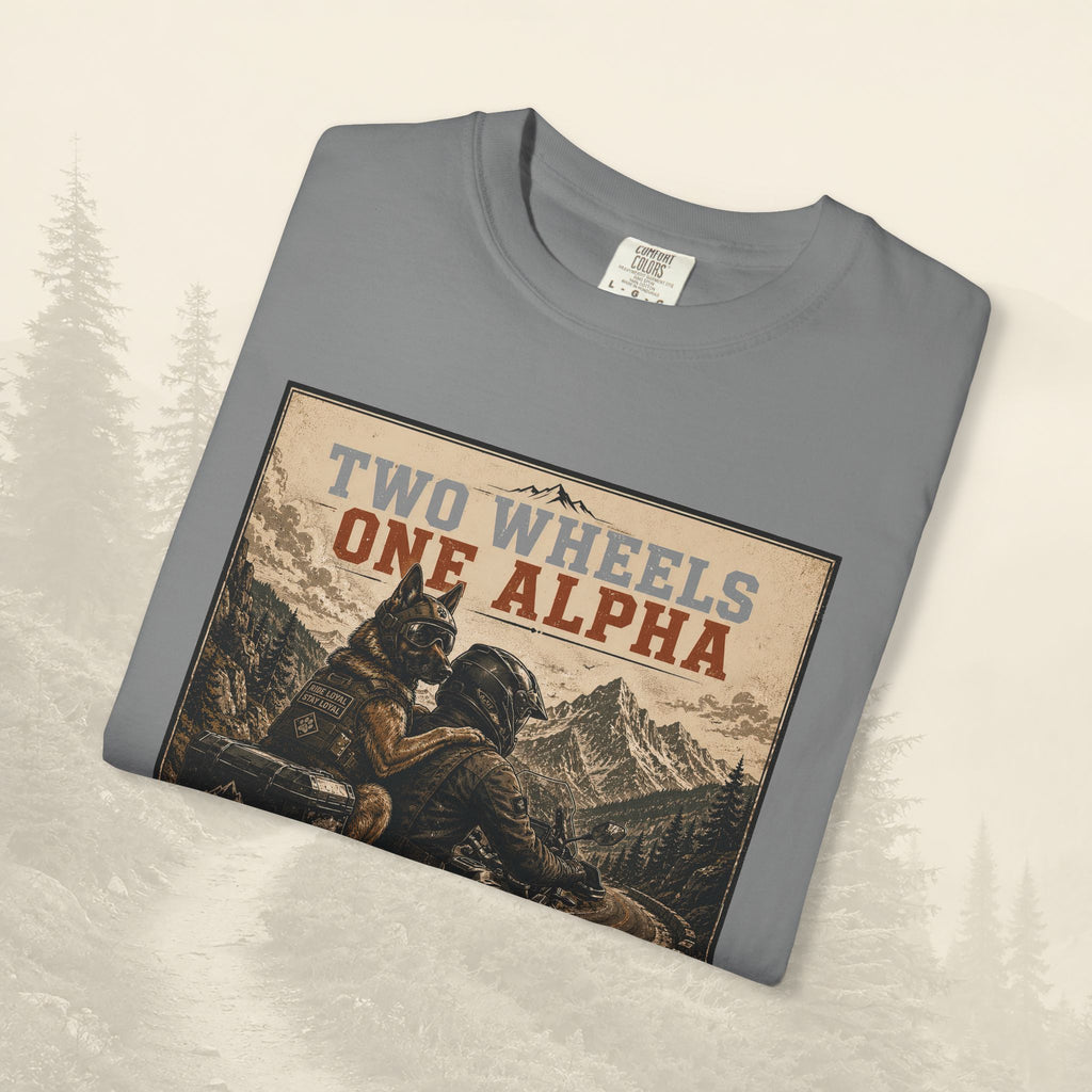 T-shirt Two Wheels One Alpha