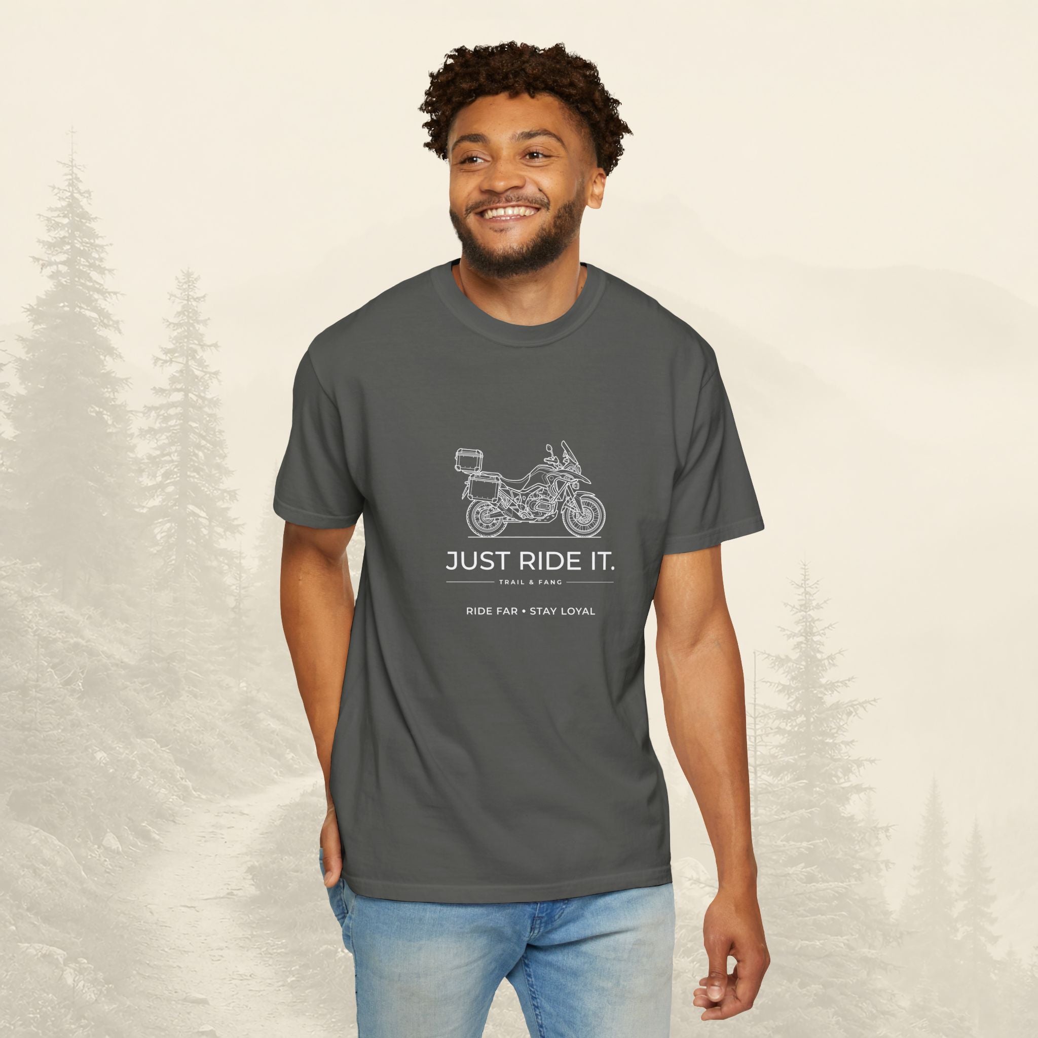 T-shirt moto d'aventure Just Ride It