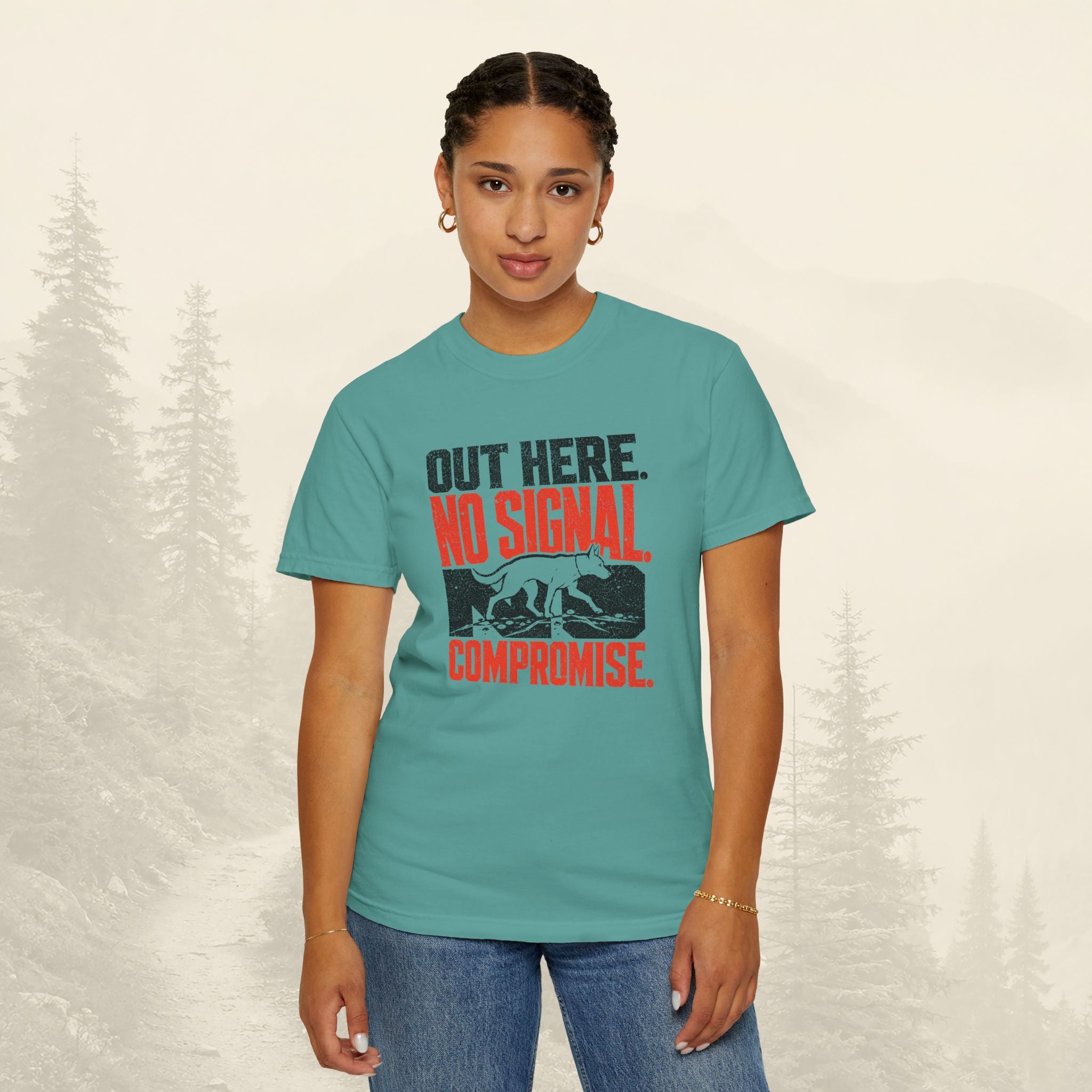 T-shirt Pas de signal ici