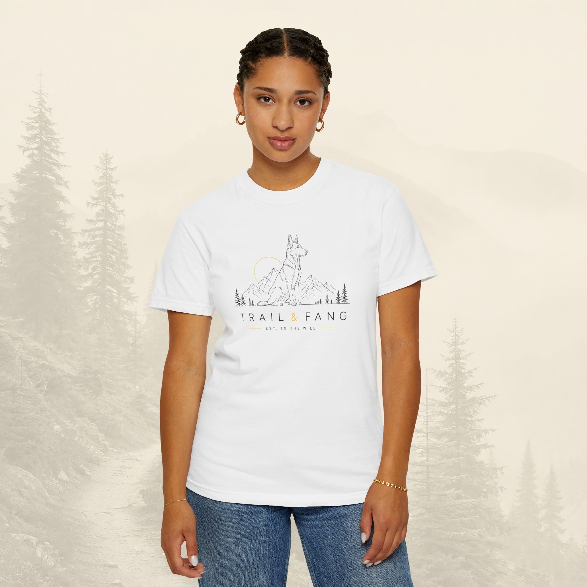 T-shirt minimaliste pour Berger allemand