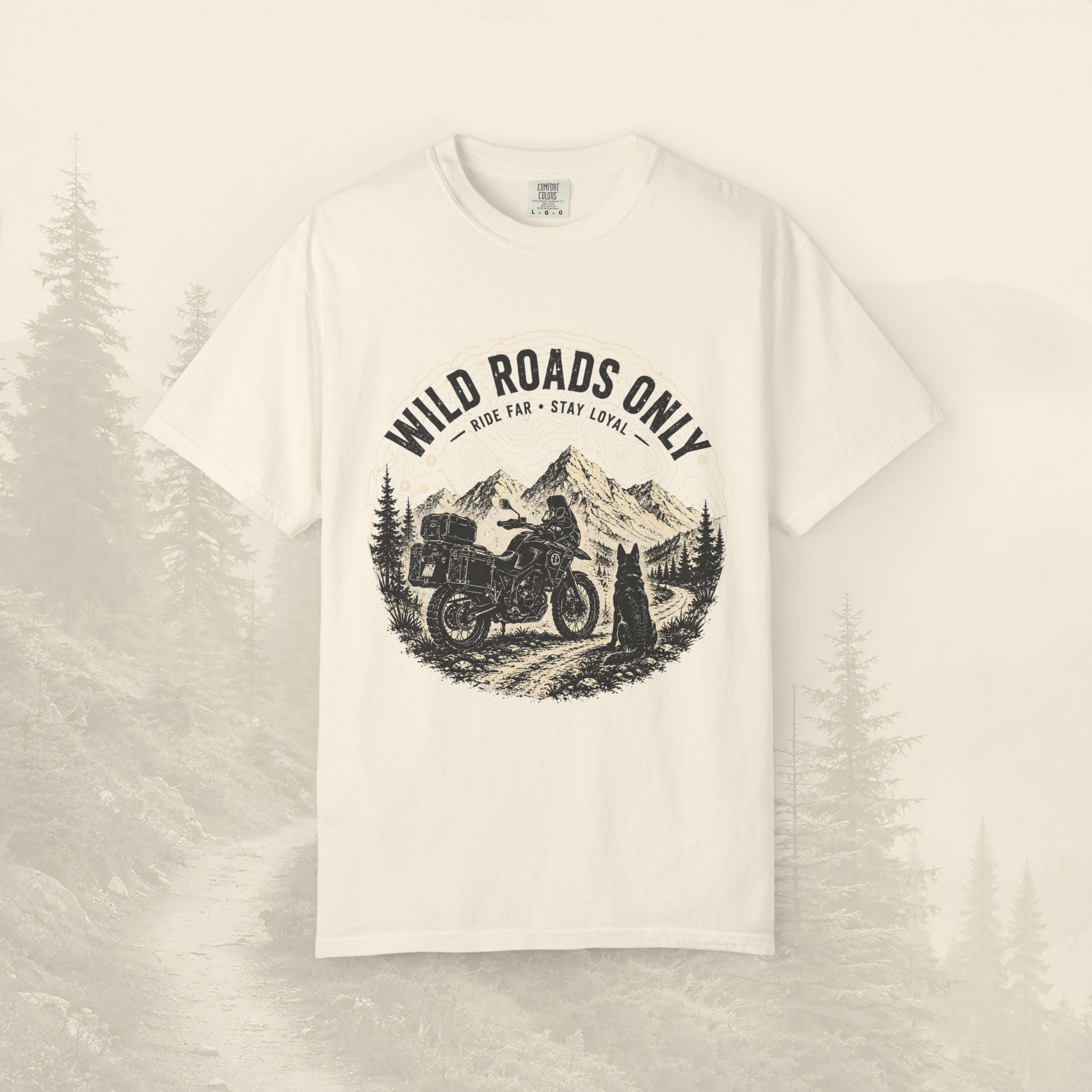 T-shirt Graphique "Wild Roads Only"
