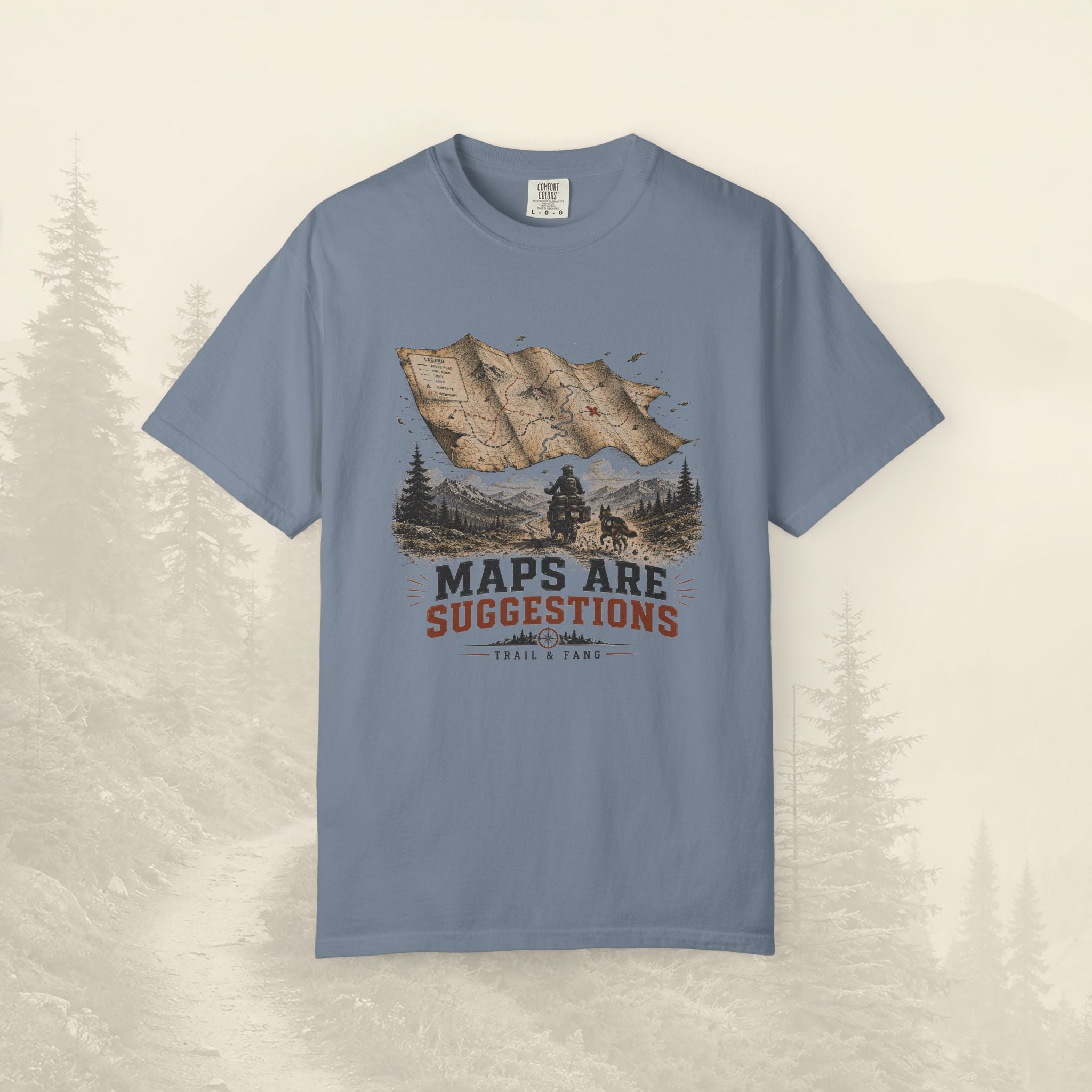 T-shirt « Les cartes sont des suggestions »