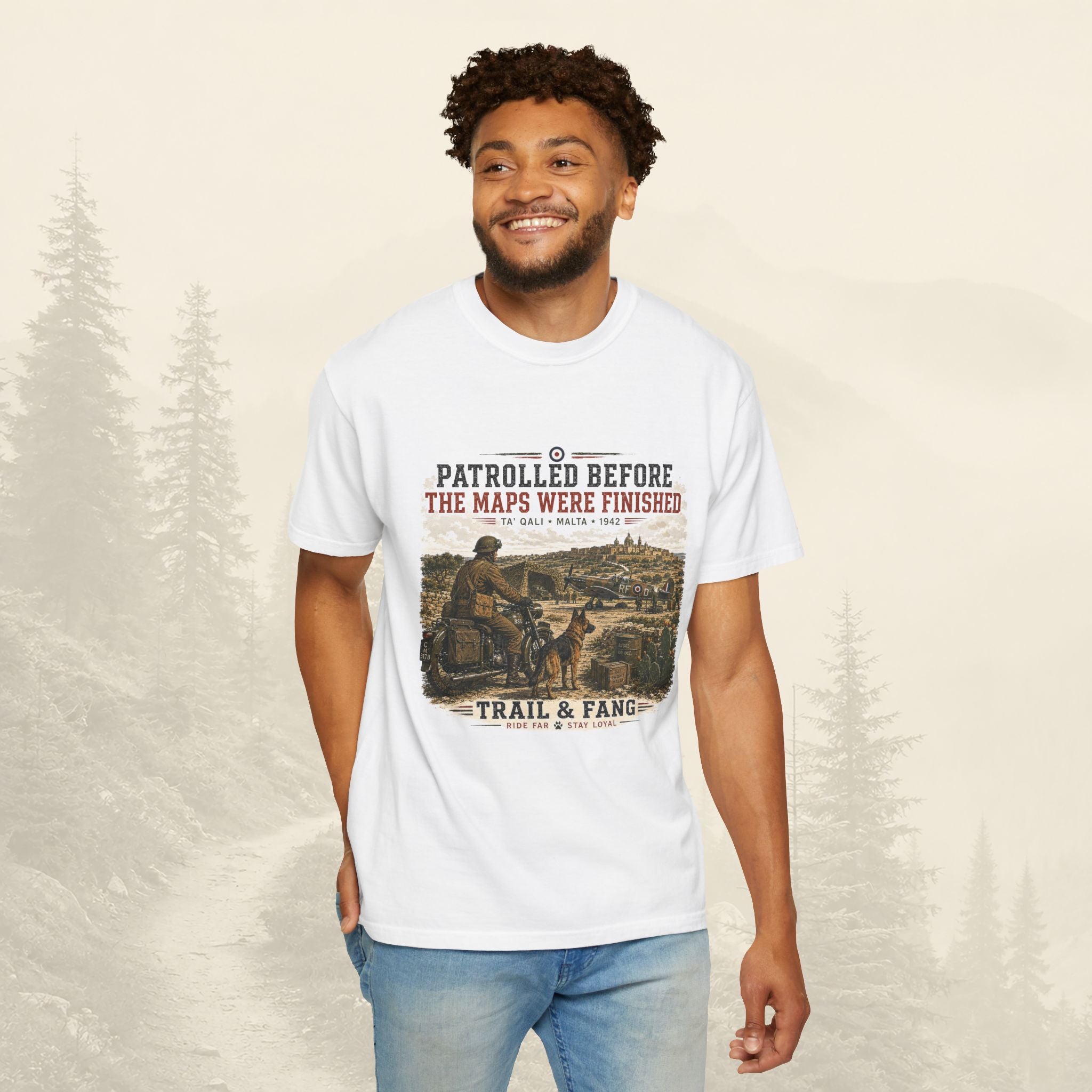 T-shirt "Patrouillé avant la fin des cartes"