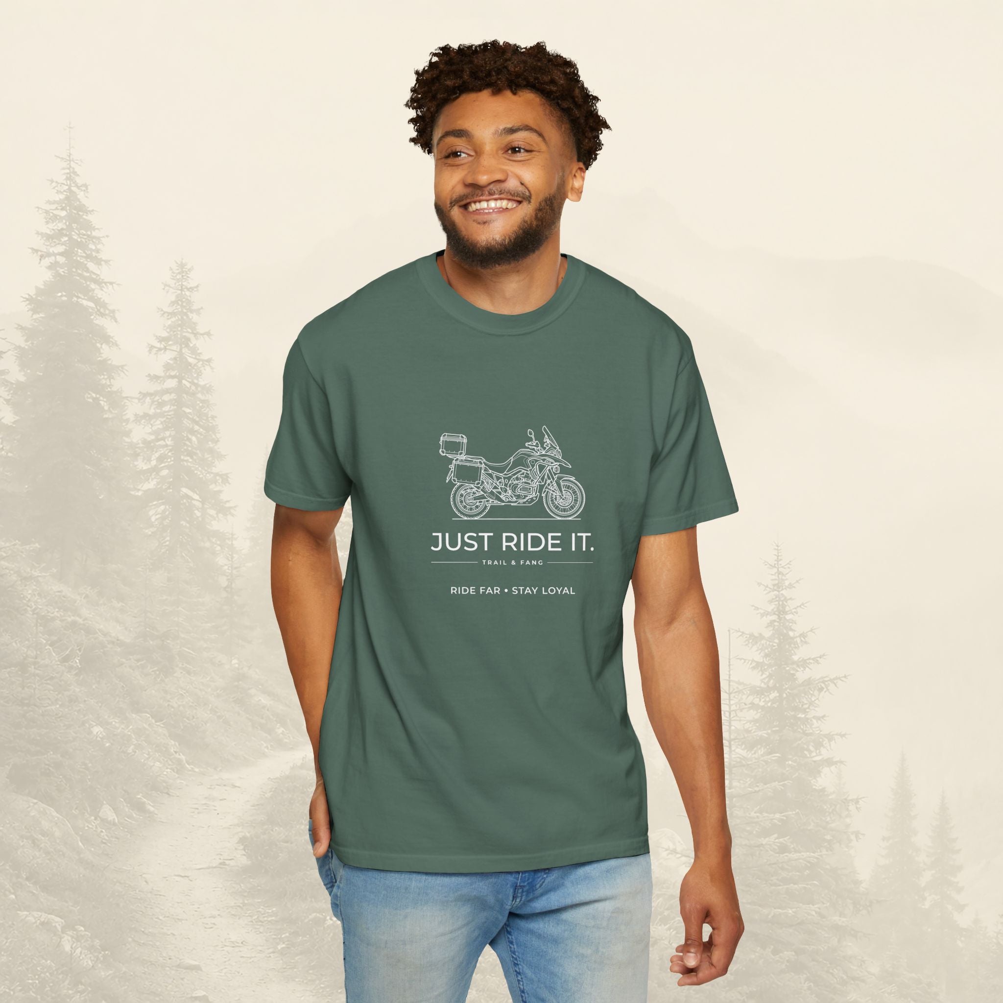 T-shirt moto d'aventure Just Ride It