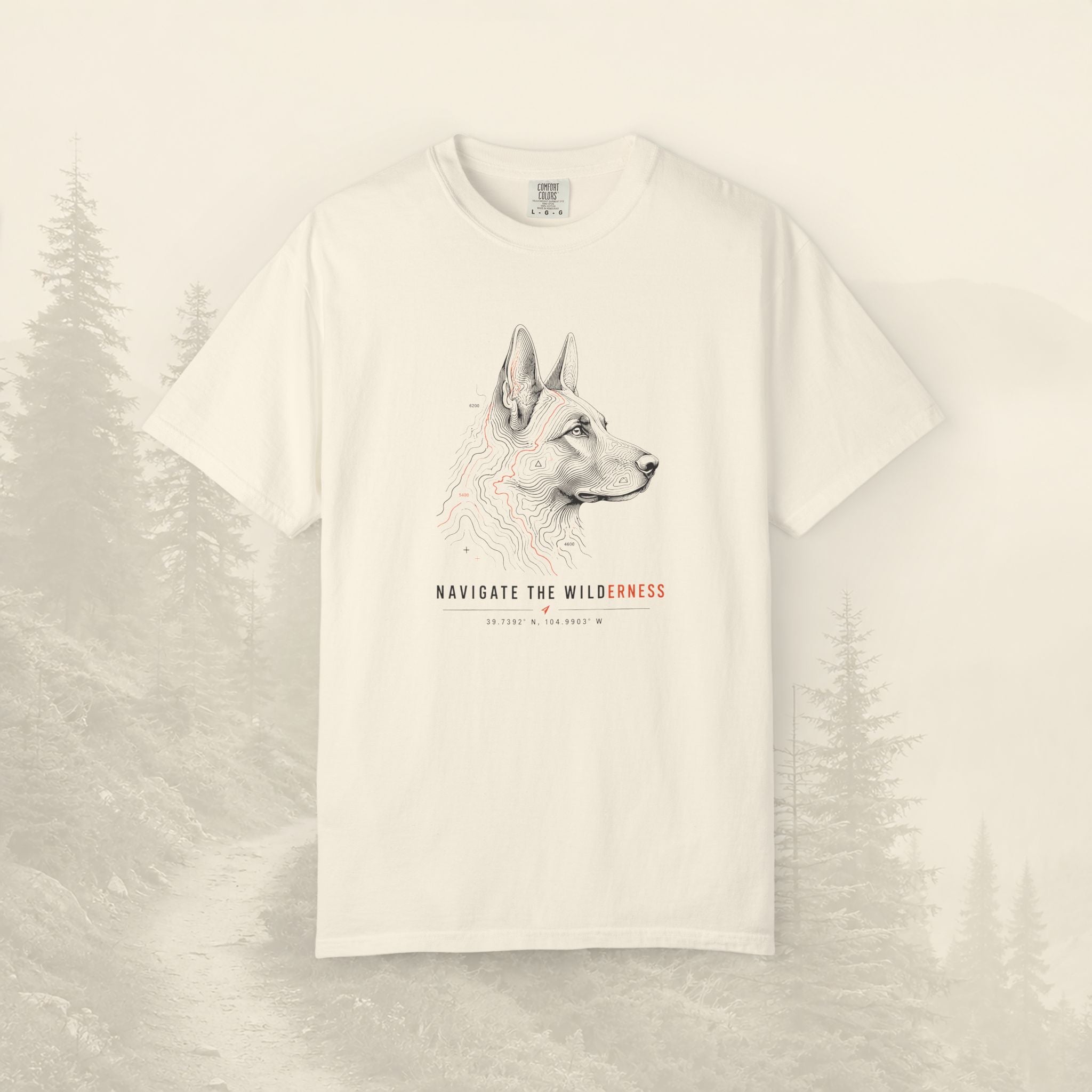 T-shirt « Chef de meute topographique »